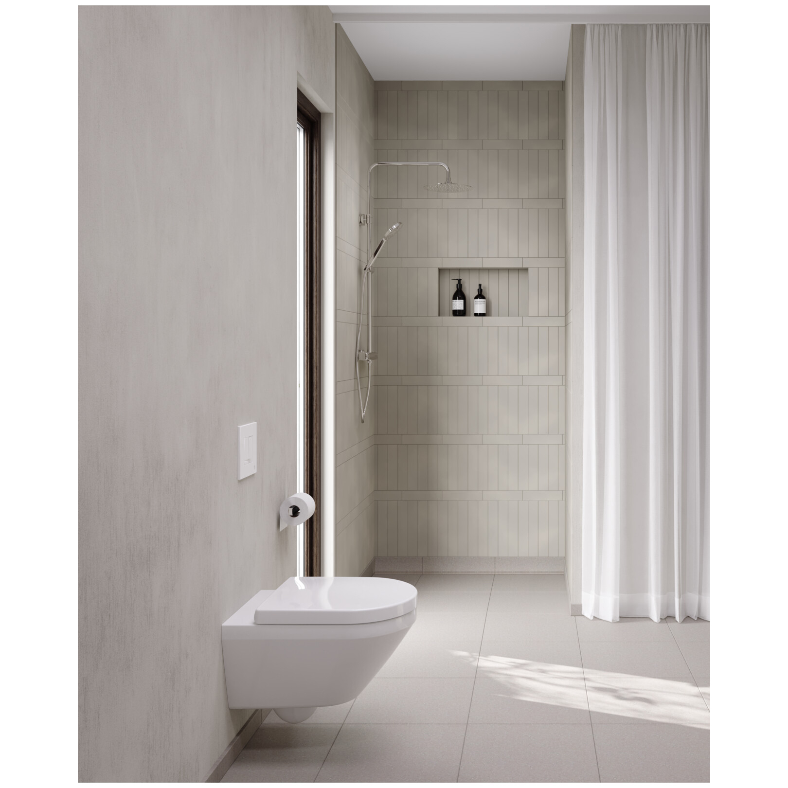 Vägghängd Toalettstol Gustavsberg Graphic Hygienic Twist