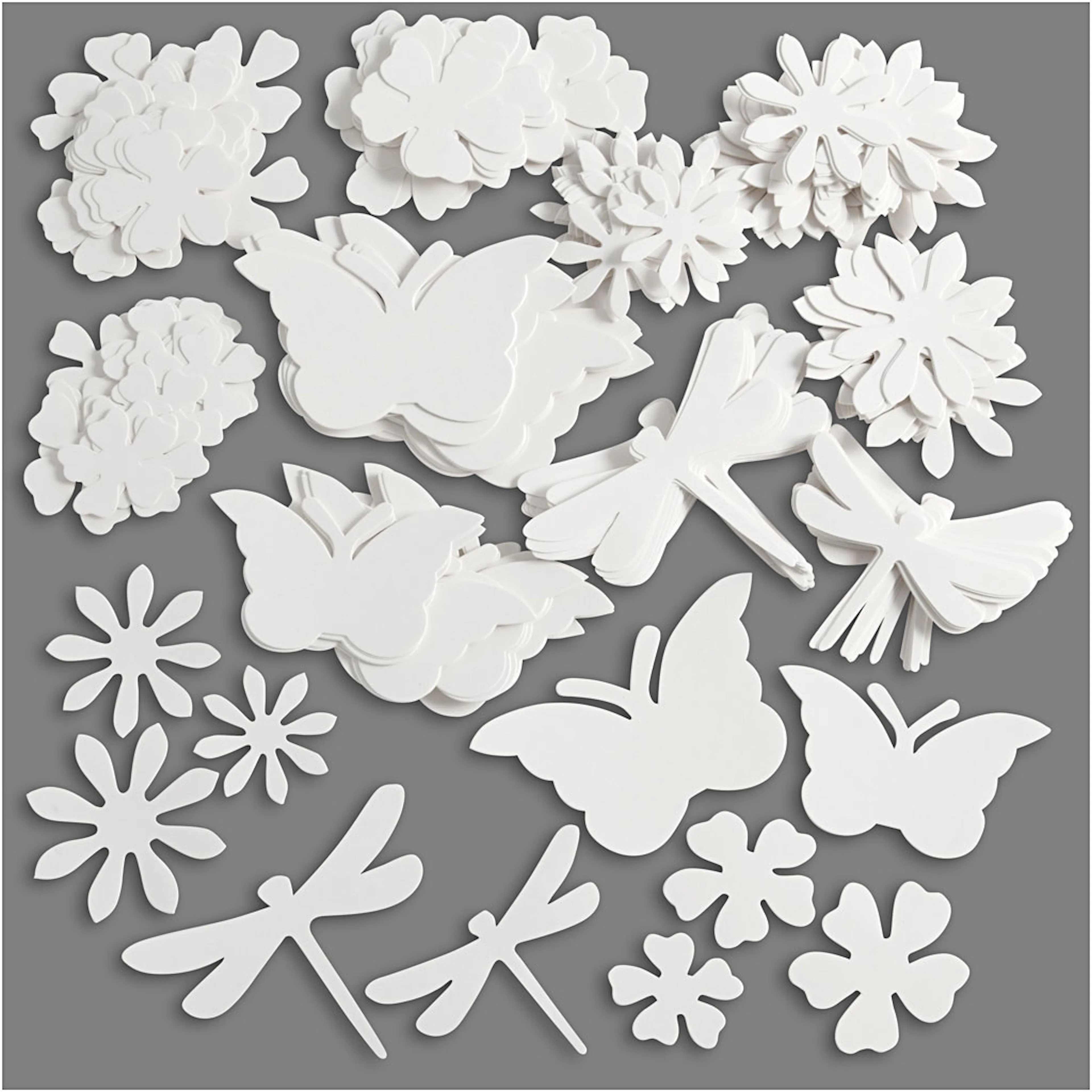 Sommerfigurer Creativ Company Hvit 4,5-12 cm 240 g 362 stk/1 Pk