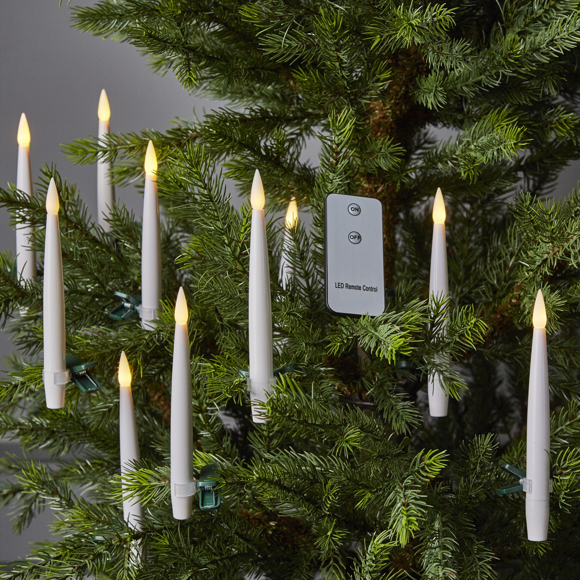 Antikklys Star Trading Paulina 10 stk LED inkl. Fjernkontroll