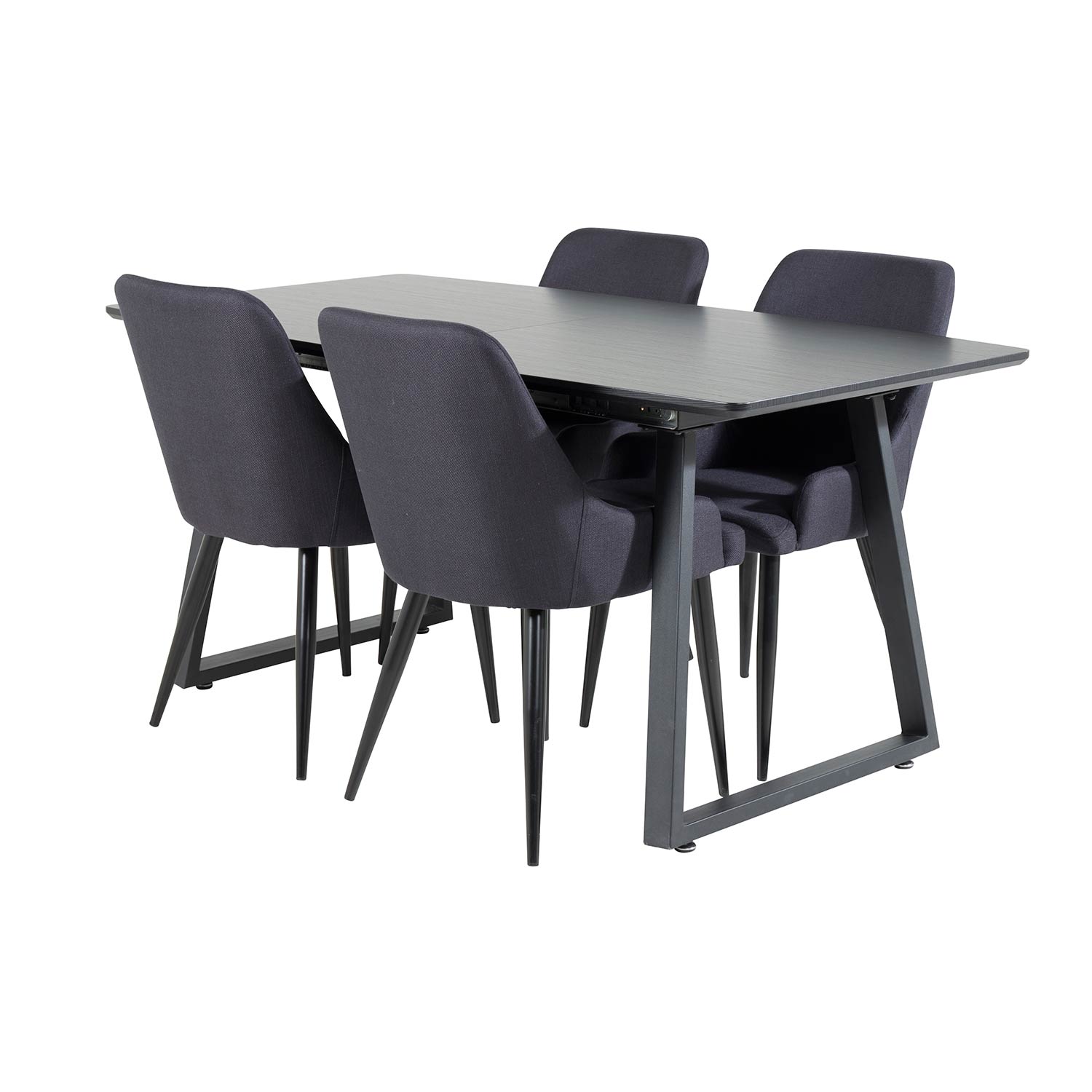 Spisegruppe Venture Home Ina med 4 Plake Stoler