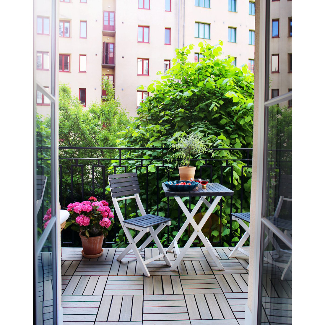 Terrassehelle Jabo Ruta Kompositt 4-Pk 30x30 cm FSC (A)