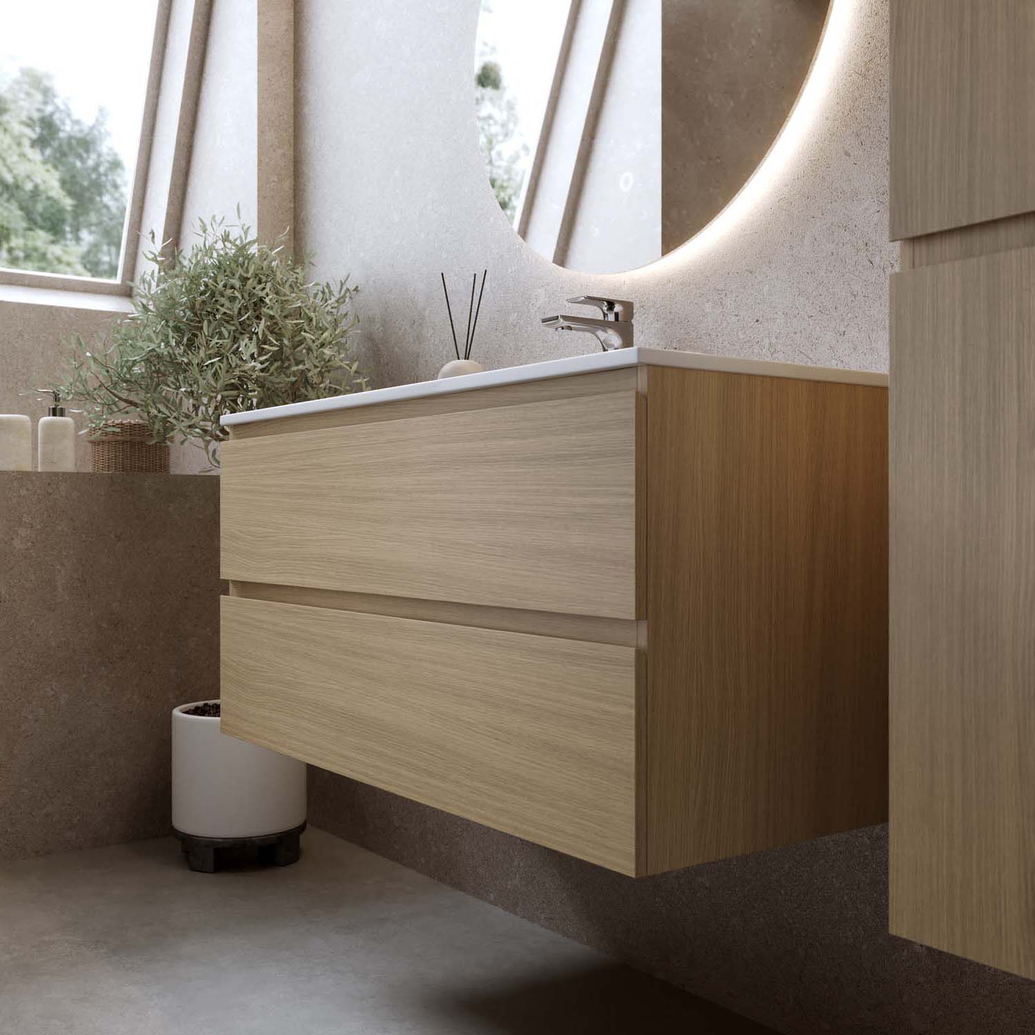 Servantskap Bathlife Eufori Lys Eik