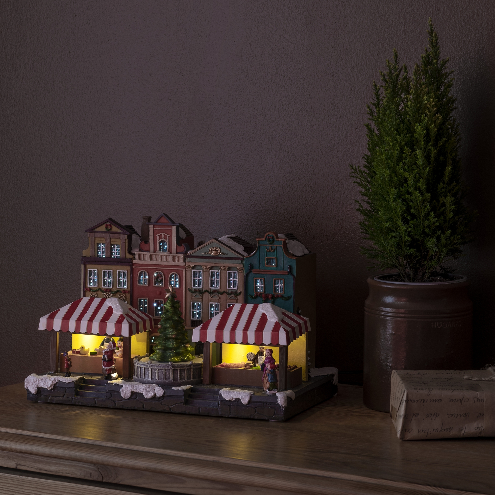 Juleby Gnosjö Konstsmide Fiber Optisk Hus 5 LED