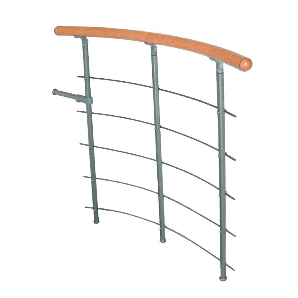 Rekkverk Byggera Venedig Massiv Eik Rund