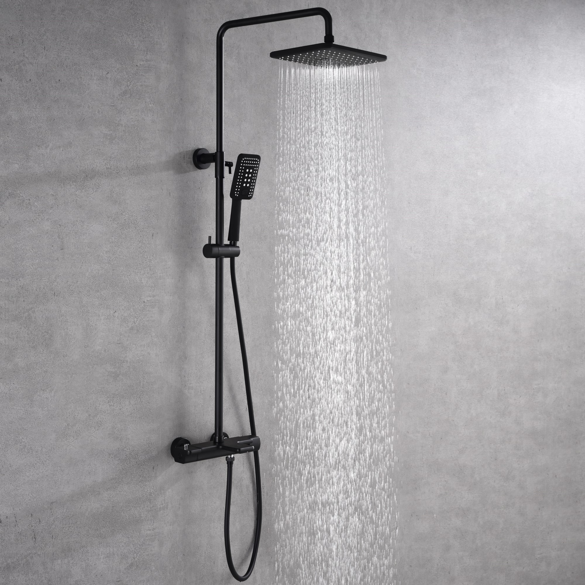 Takduschset Bathlife Välla med Badkarsblandare