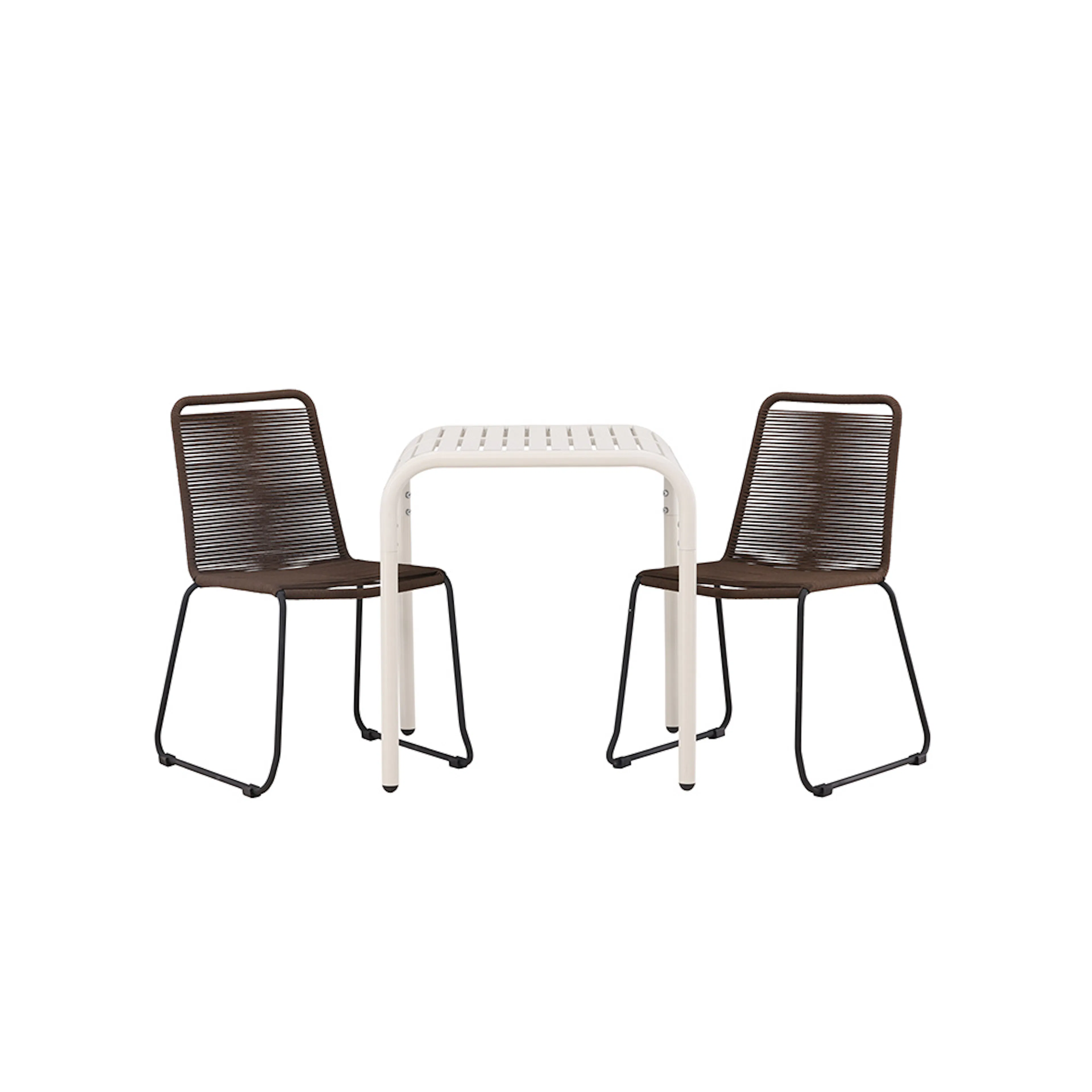 Cafégruppe Venture Home Borneo Bord med 2 Lindos Stoler