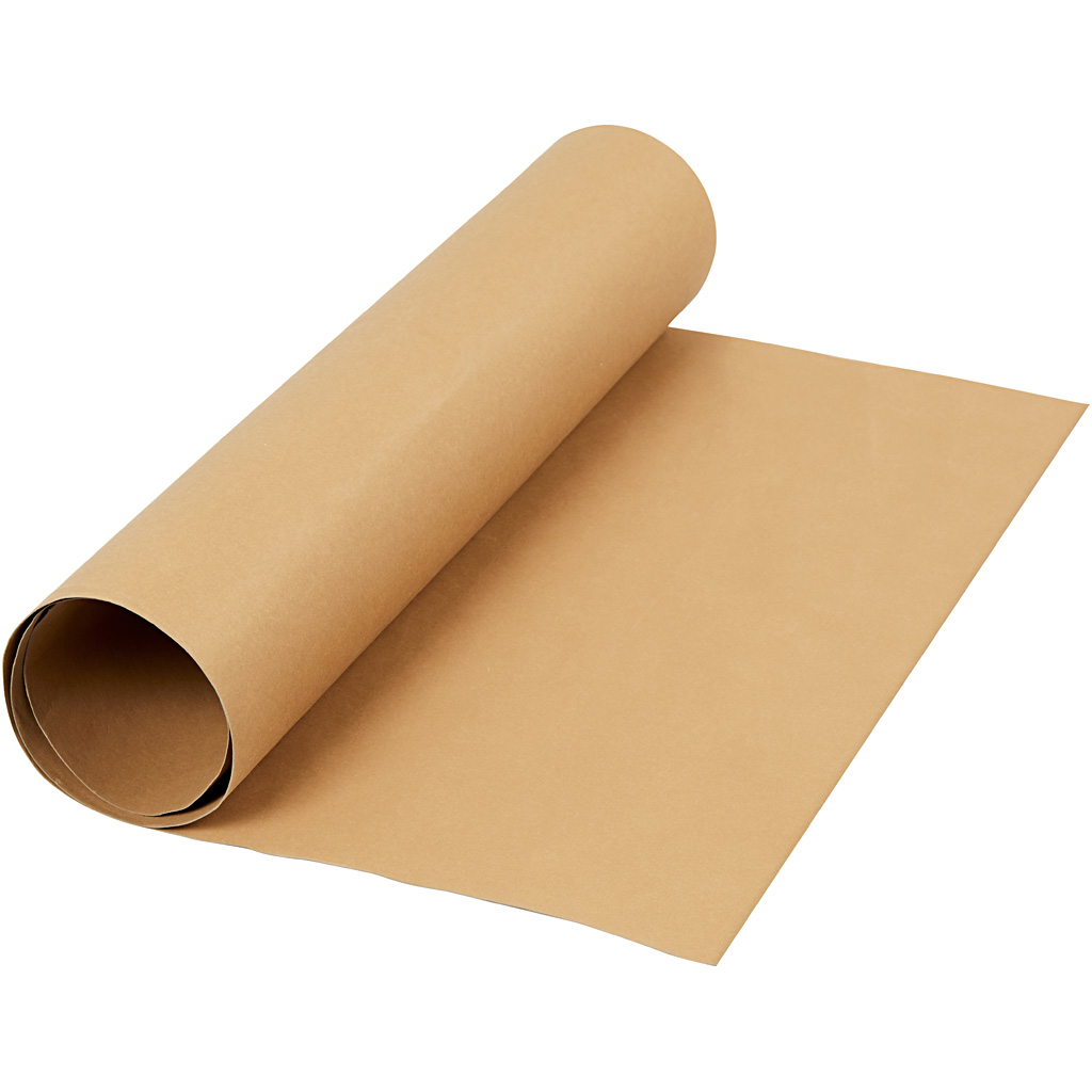 Lærpapir Creativ Company B50 cm Ensfarget 1 m/1 Rl