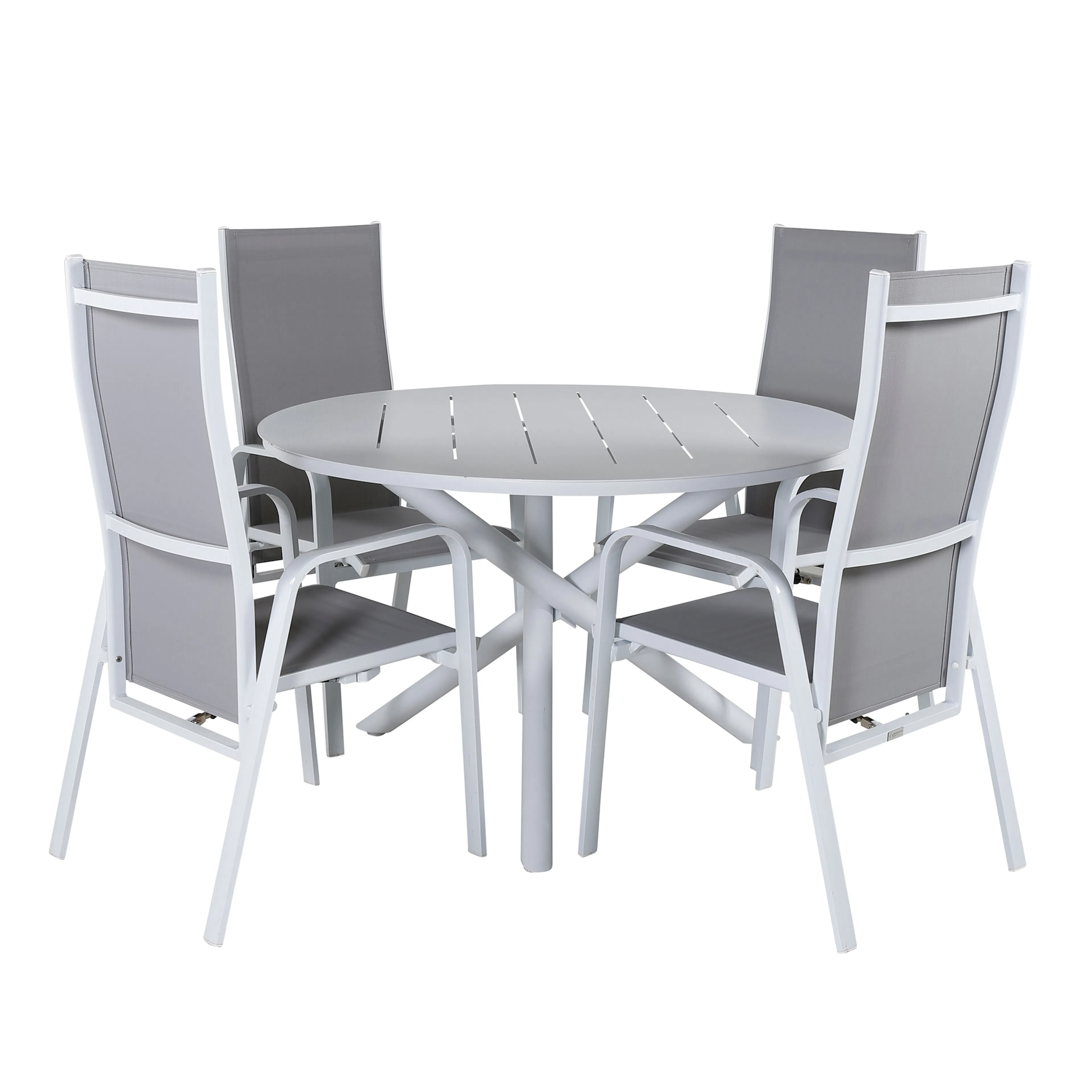 Spisegruppe Venture Home Ande med 4 Cubb Recliner Spisestoler