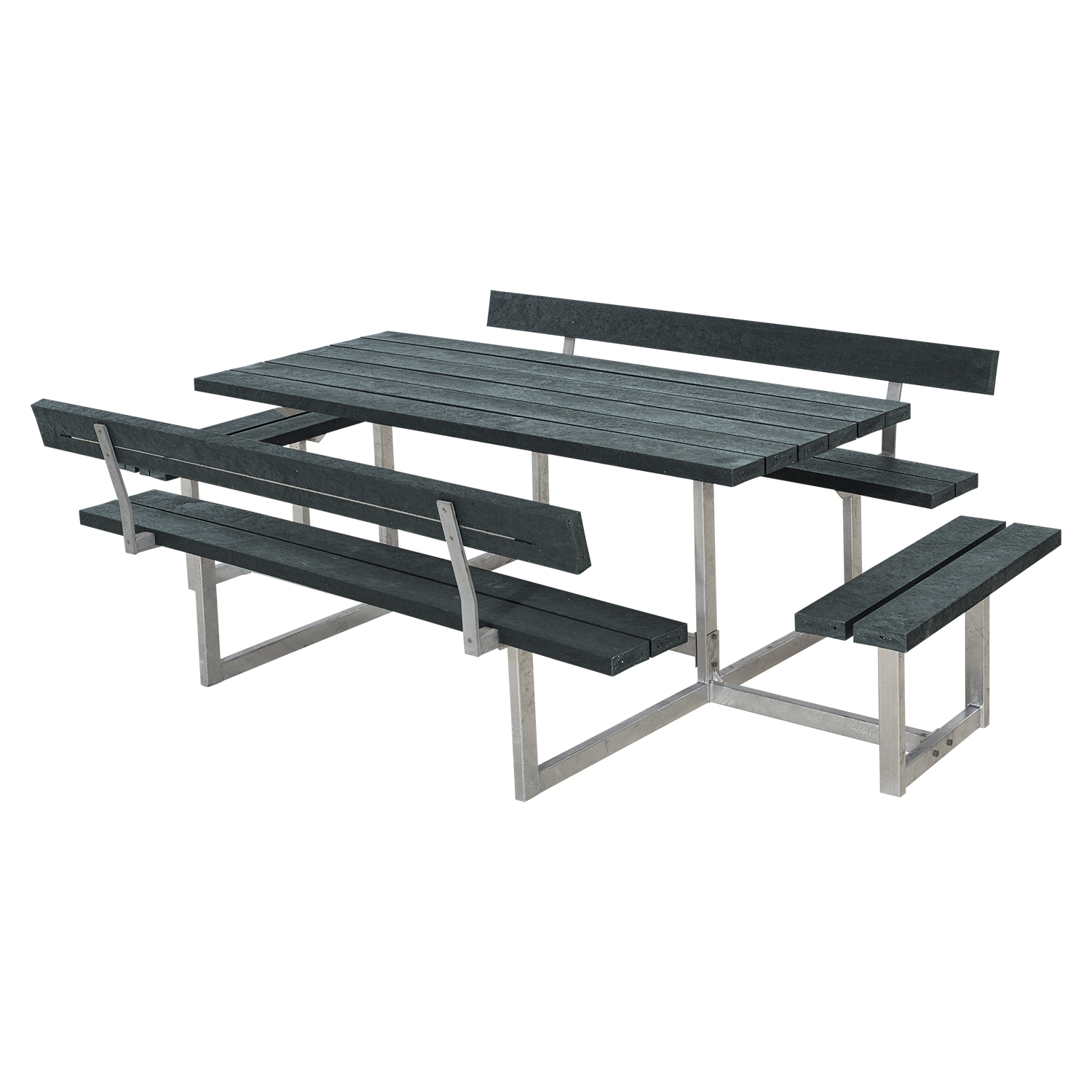 Piknikbord PLUS Basic med Påbygg 260 cm ReTex