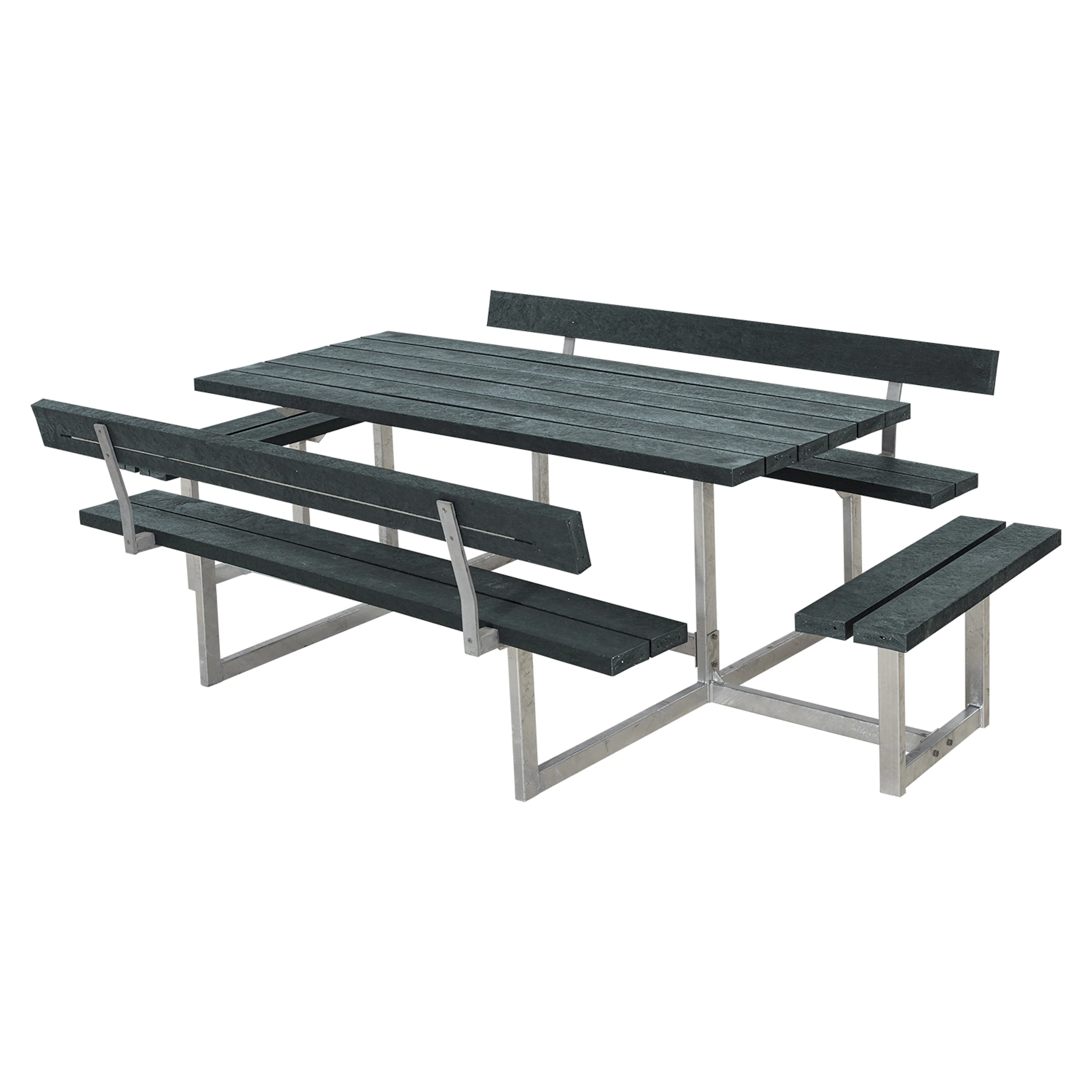 Piknikbord PLUS Basic med Påbygg 260 cm ReTex