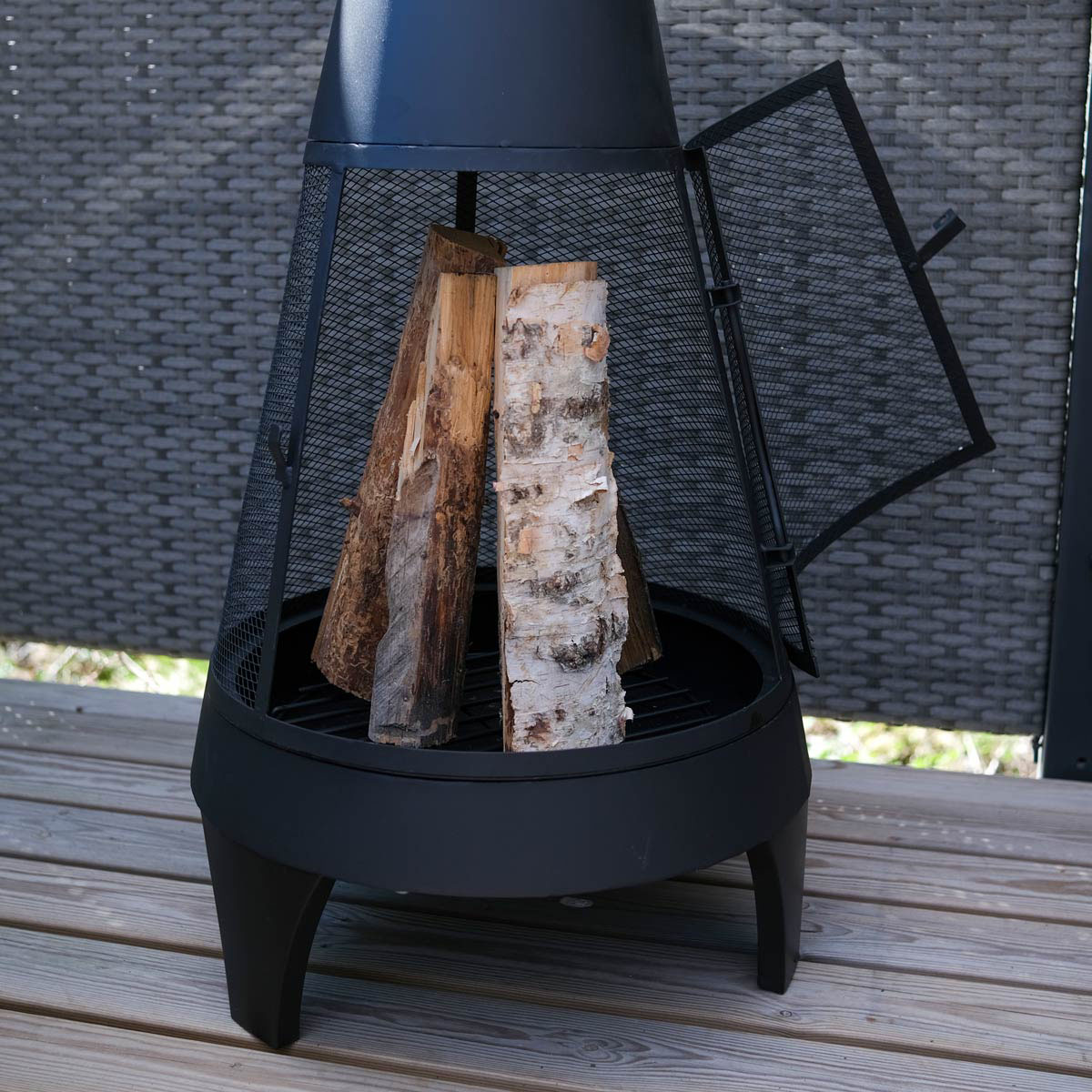 Utepeis Limousin Chiminea 126 cm