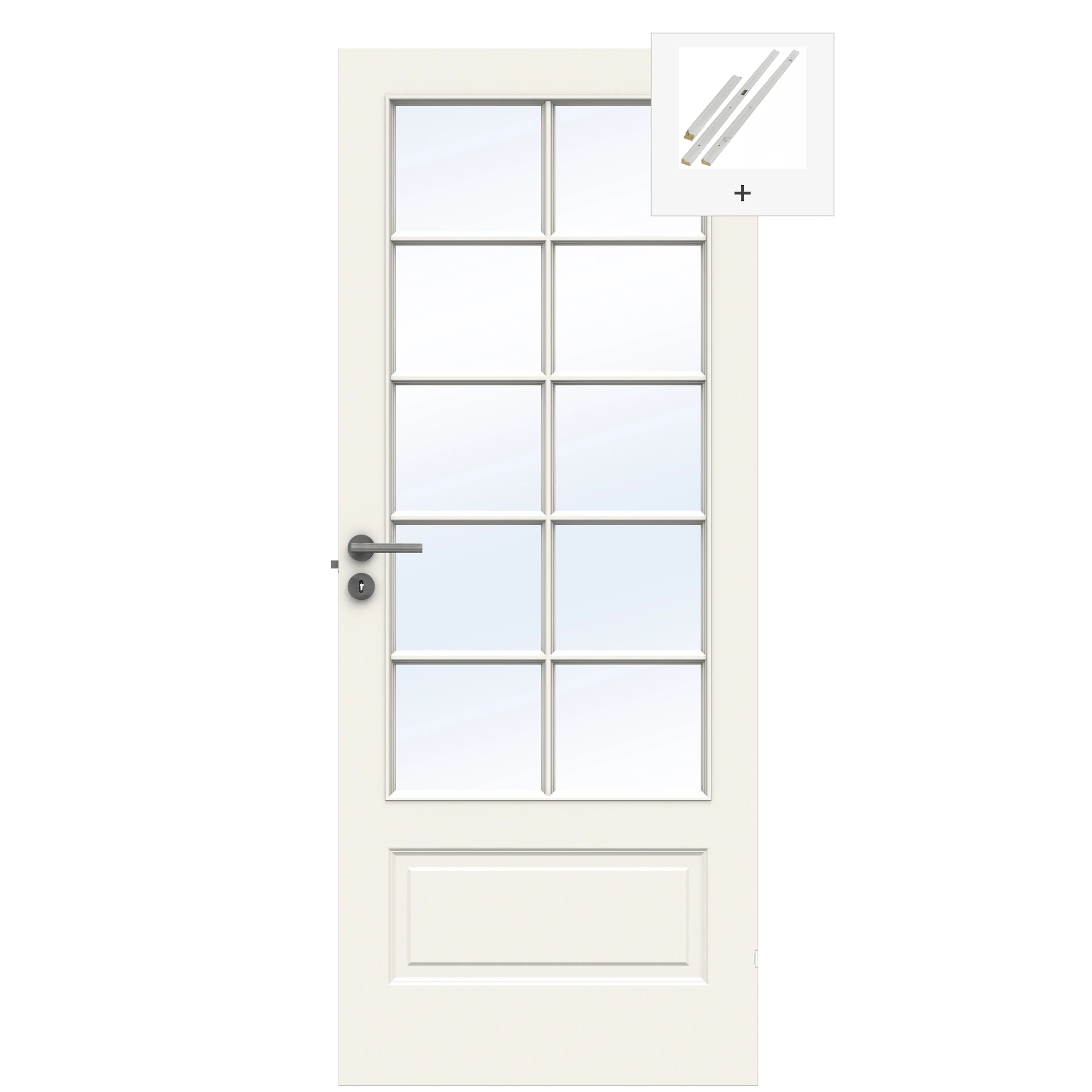 DØRBL COMPACT SP10 7X20 FASETT GL med Karmsett BxH: 70x200 (dørbladmål: 62,5x194)