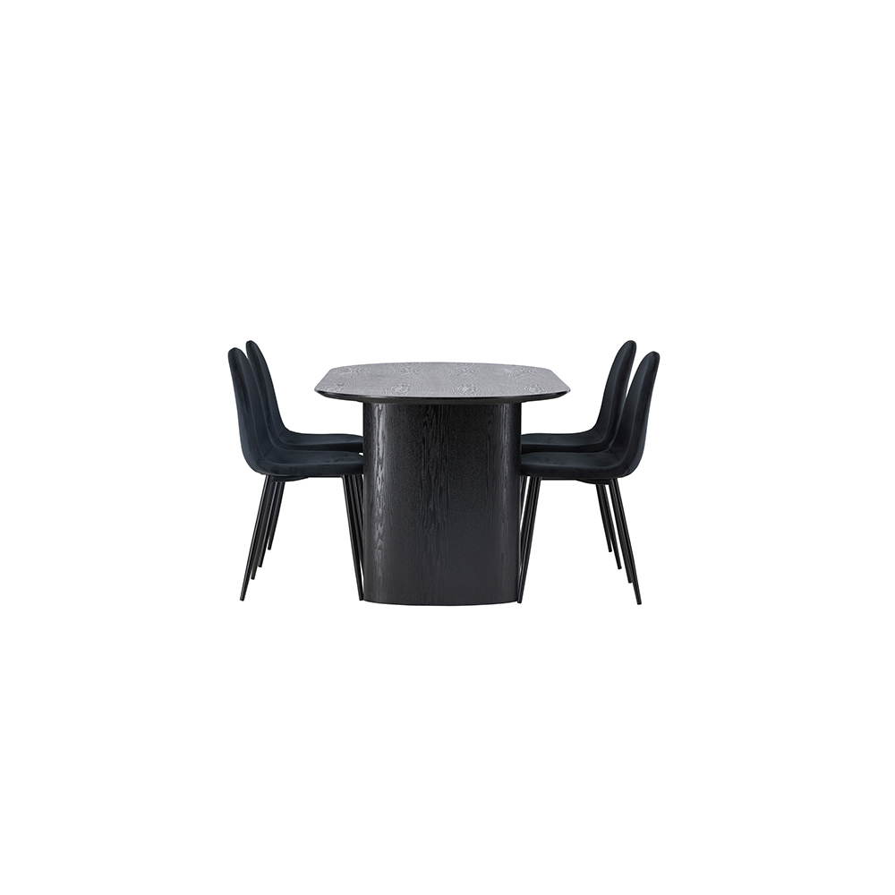 Spisegruppe Venture Home Isolde med 4 stk Polar Stoler