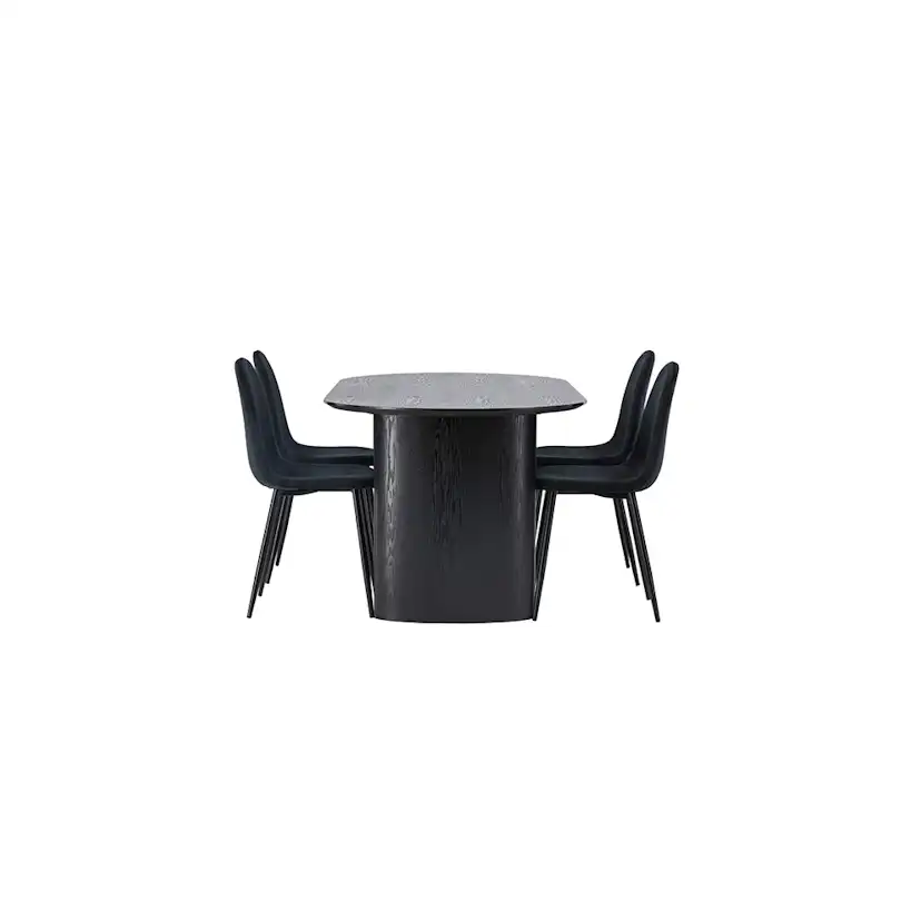 Spisegruppe Venture Home Isolde med 4 stk Polar Stoler