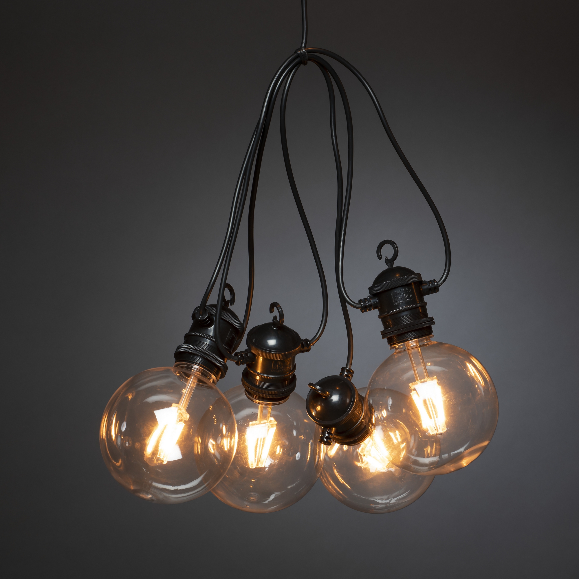 Tilleggslenke Gnosjö Konstsmide E27 10 Amber LED Til 2394