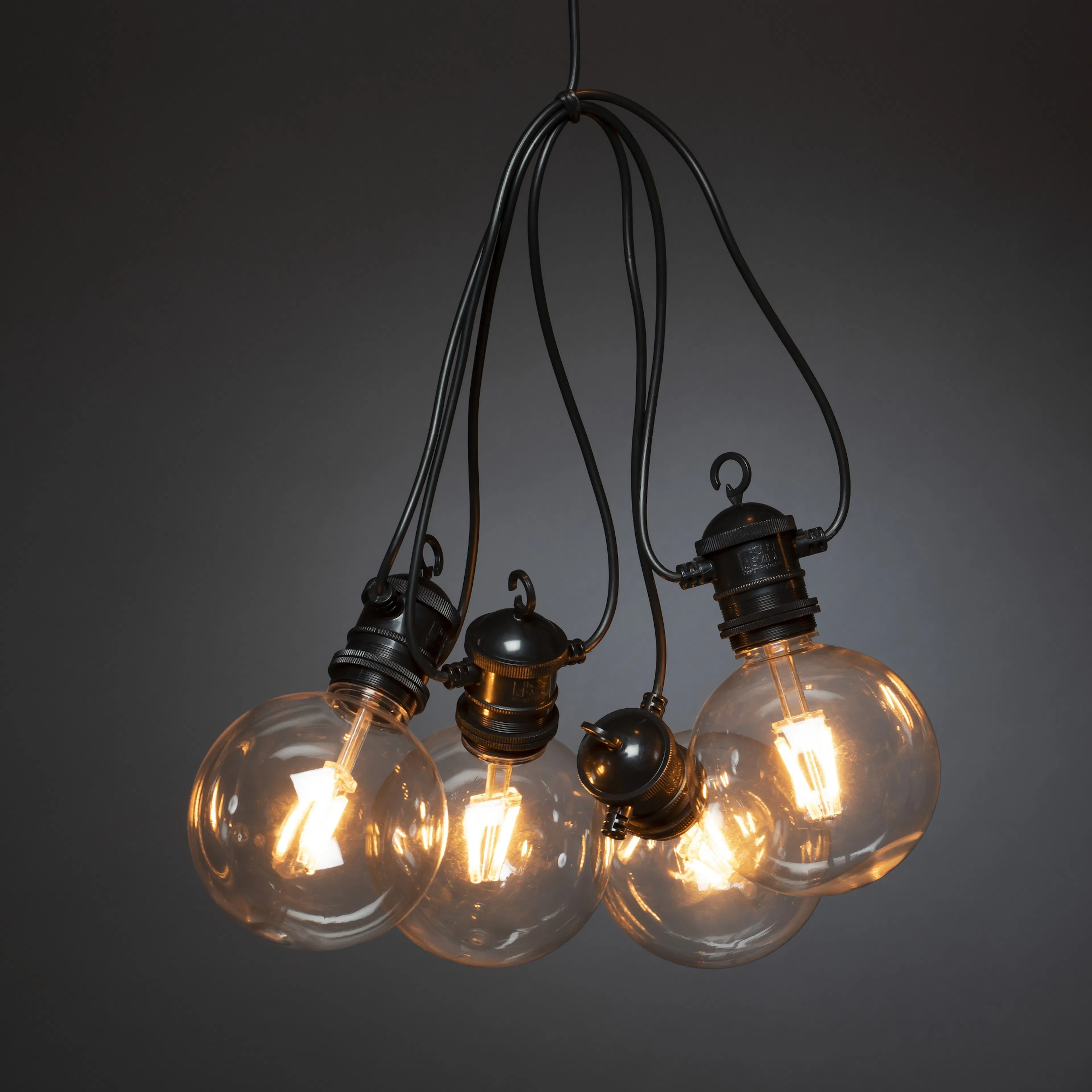 Tilleggslenke Gnosjö Konstsmide E27 10 Amber LED Til 2394
