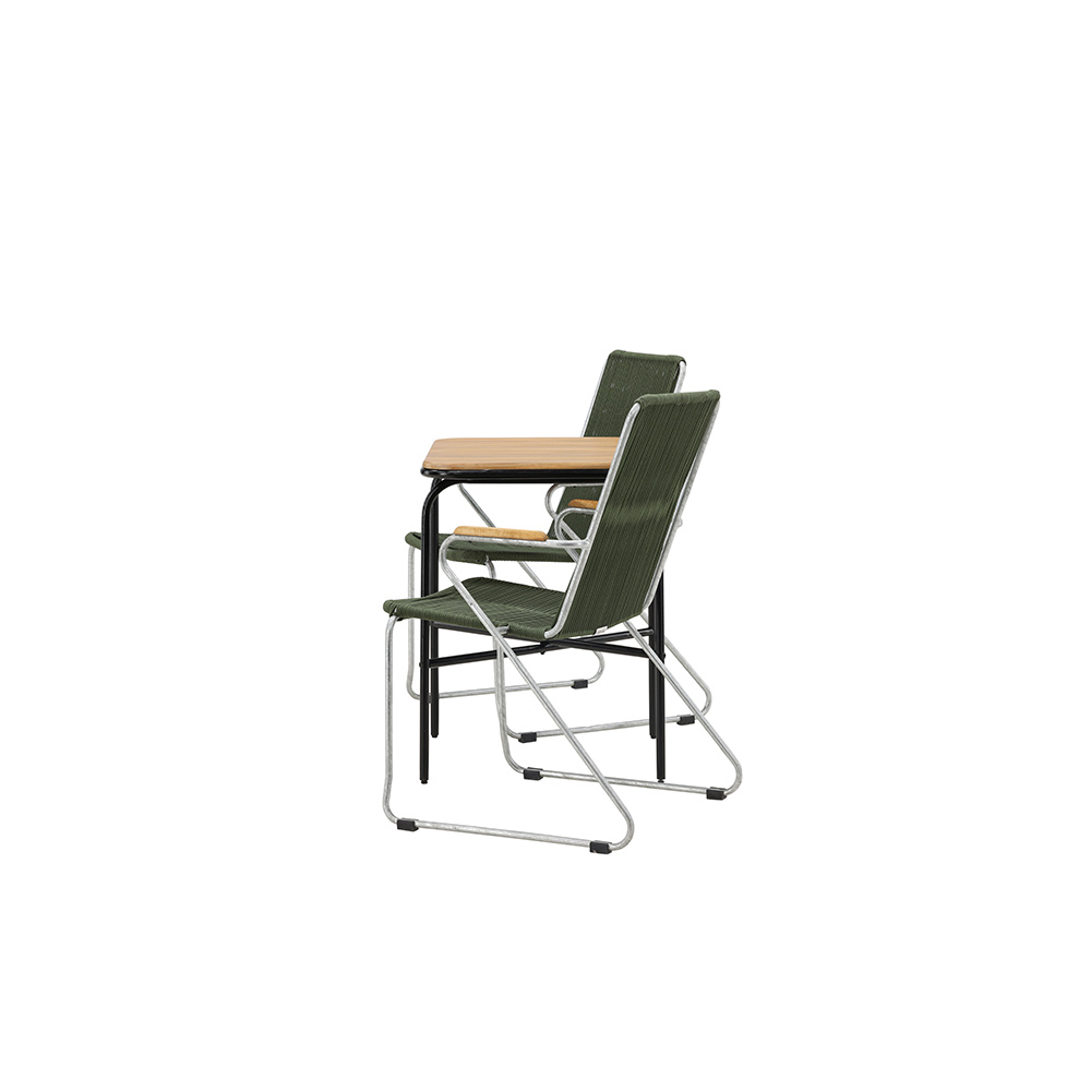 Cafégruppe Venture Home Holmbeck Bord med 2 Bois Stoler