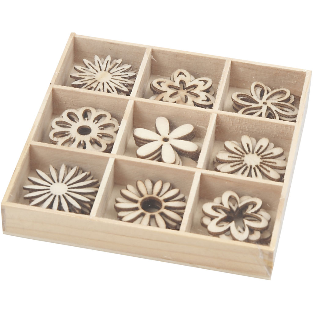 Trepynt Creativ Company Blomster Str 28 mm 45 St/1 Pk