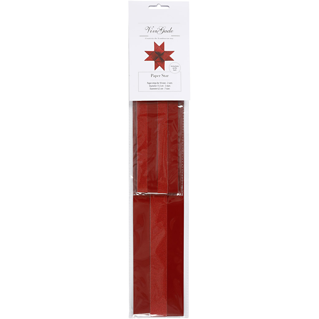 Stjernestrimler Creativ Company Glitterlakk 40 Strimler/1 Pk
