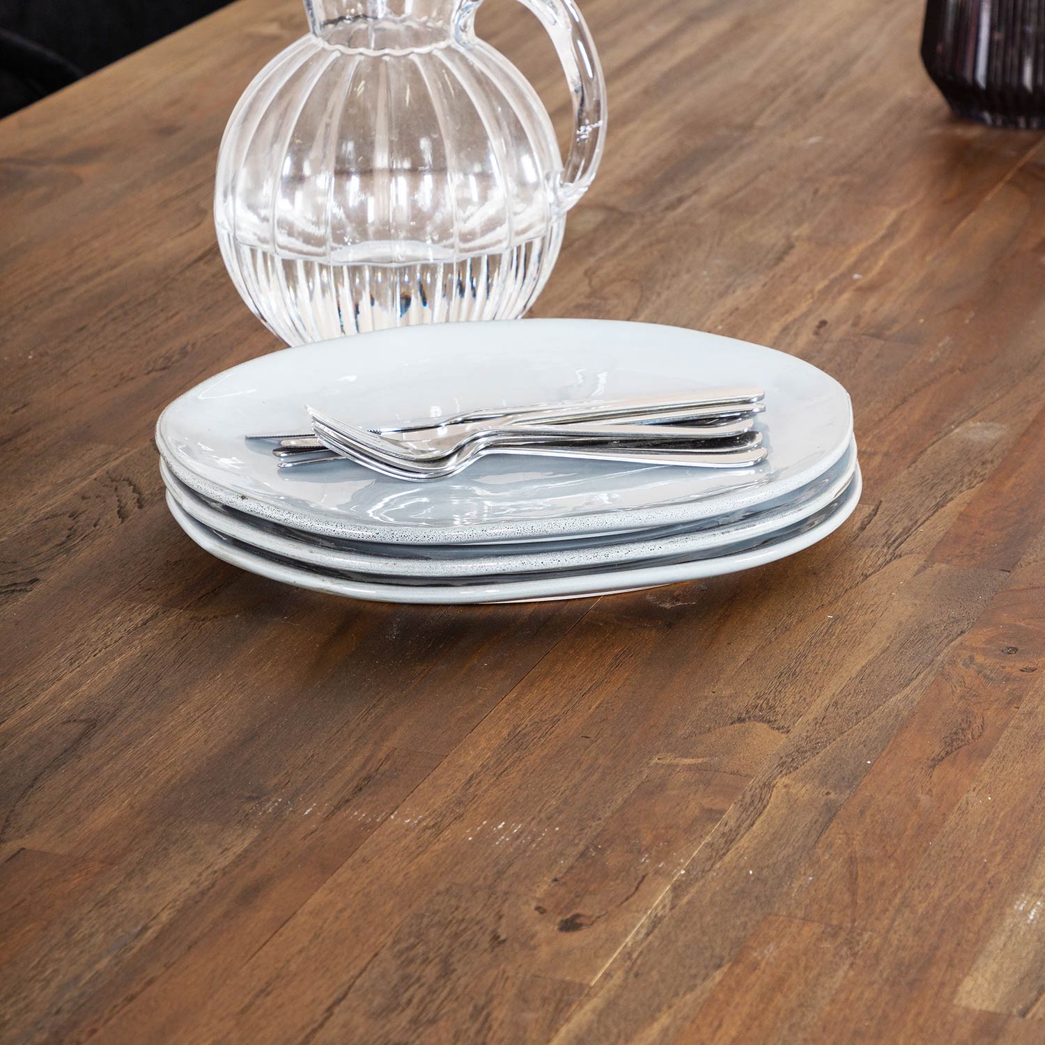 Spisegruppe Venture Home Peo med 6 Aris Stoler