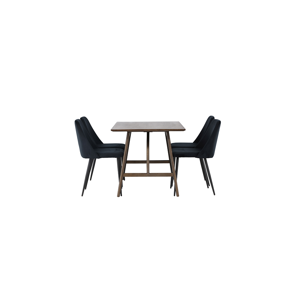 Spisegruppe Venture Home Kaseidon med 4 stk Night Stoler
