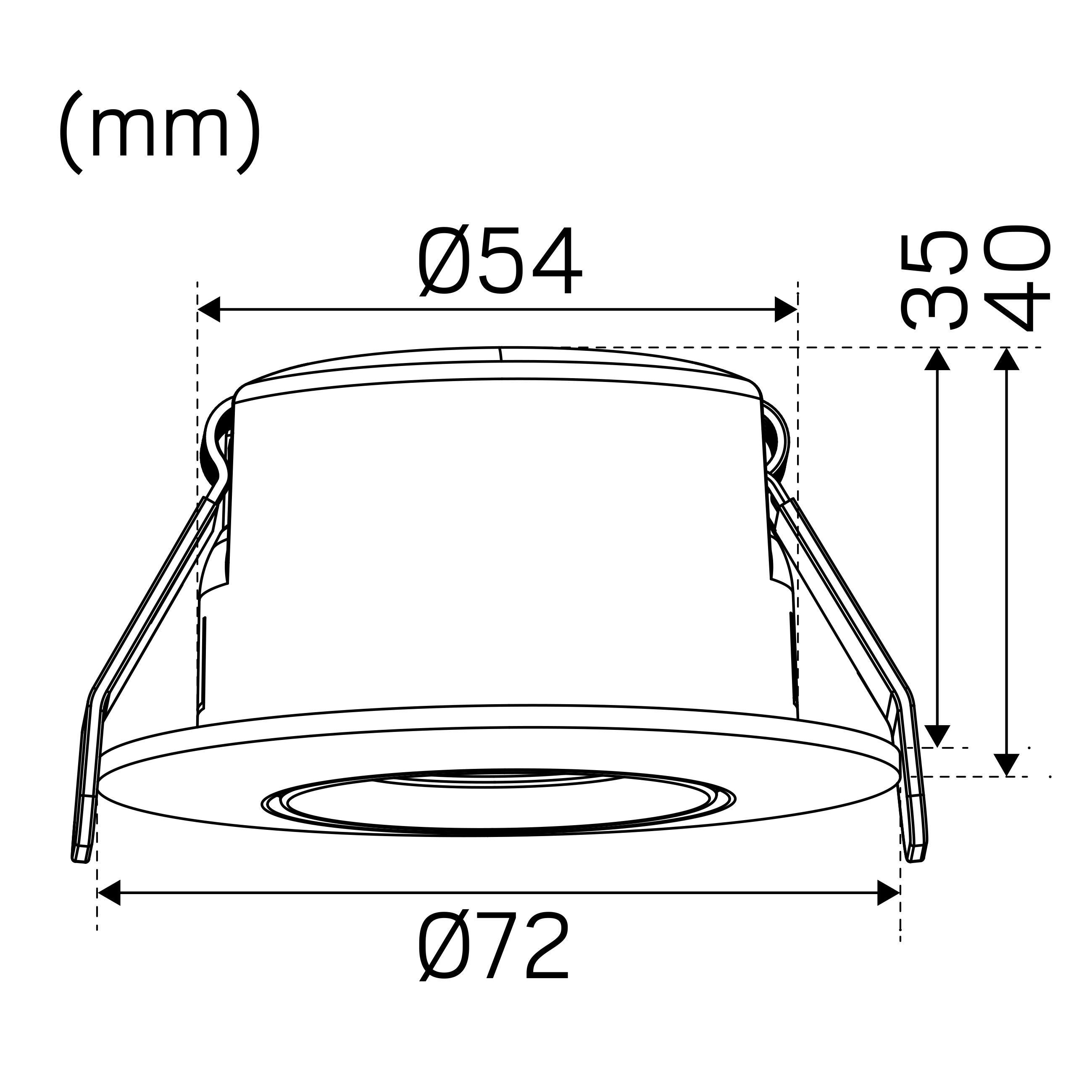 LED-downlight Hide-a-lite Optic S Quick ISO 6-pk Tune