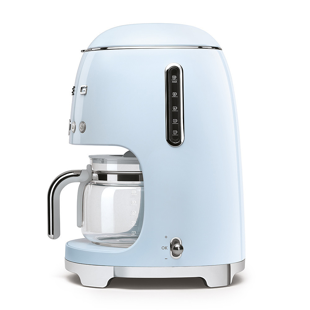 Kaffetrakter Smeg DCF02PBEU Pastellblå Retrostil for Moderne Kjøkken