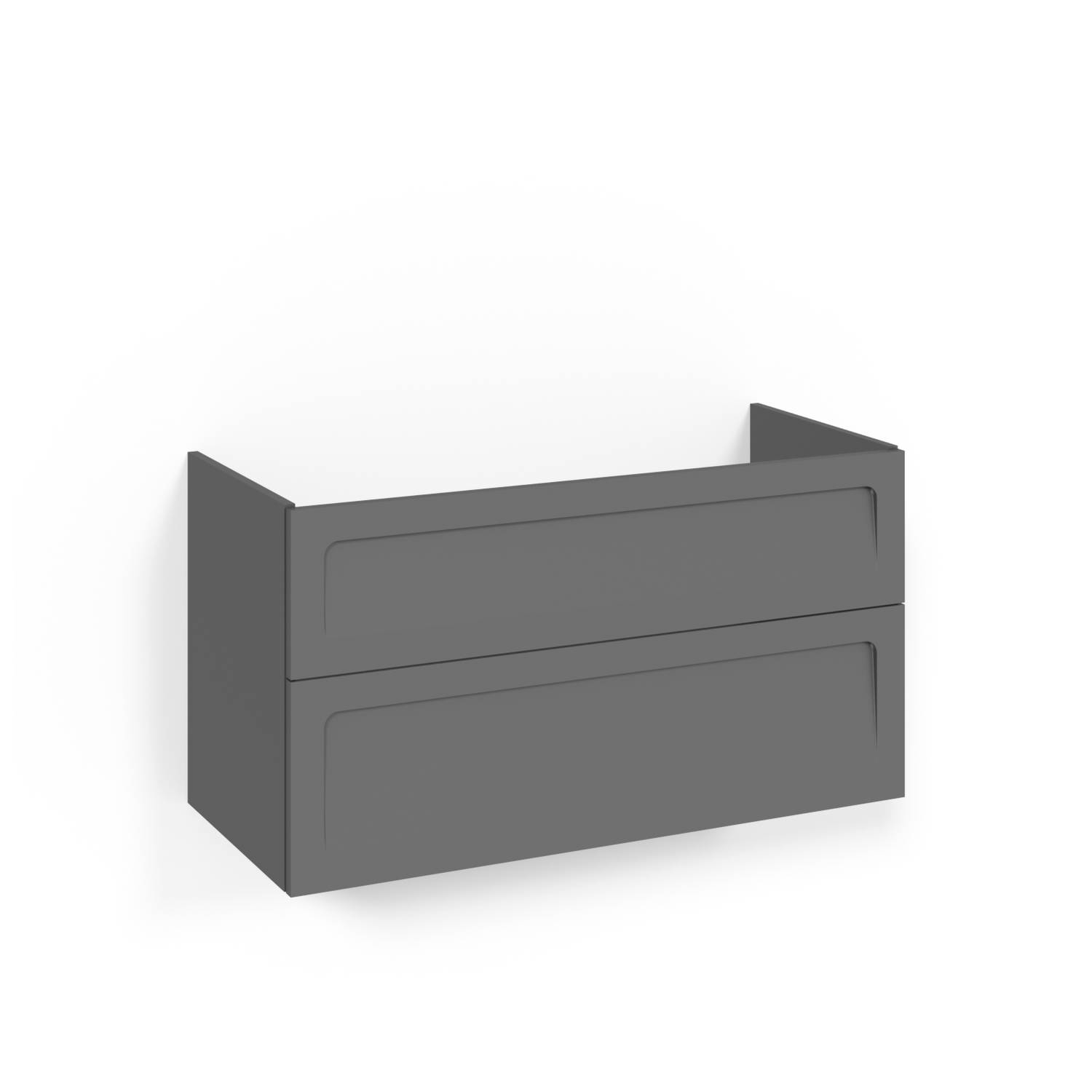 Tvättställskåp Macro Design Crown Shape utan Tvättställ | badrum - badrumsmobler - tvattstallsskap-och-kommod | KakelKungen