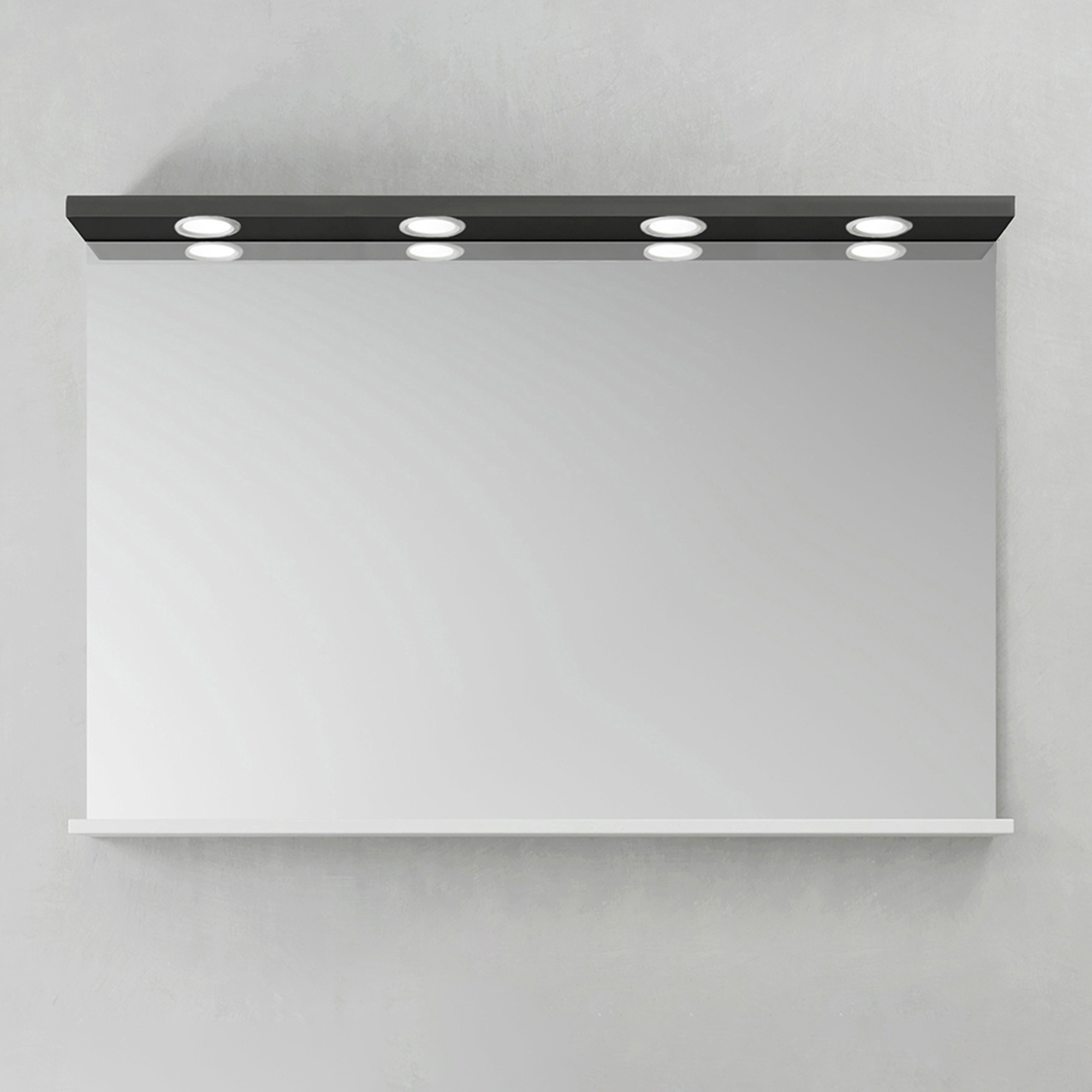 Spegel Hafa Store LED-Spots | badrum - badrumsmobler - badrumsspegel | KakelKungen