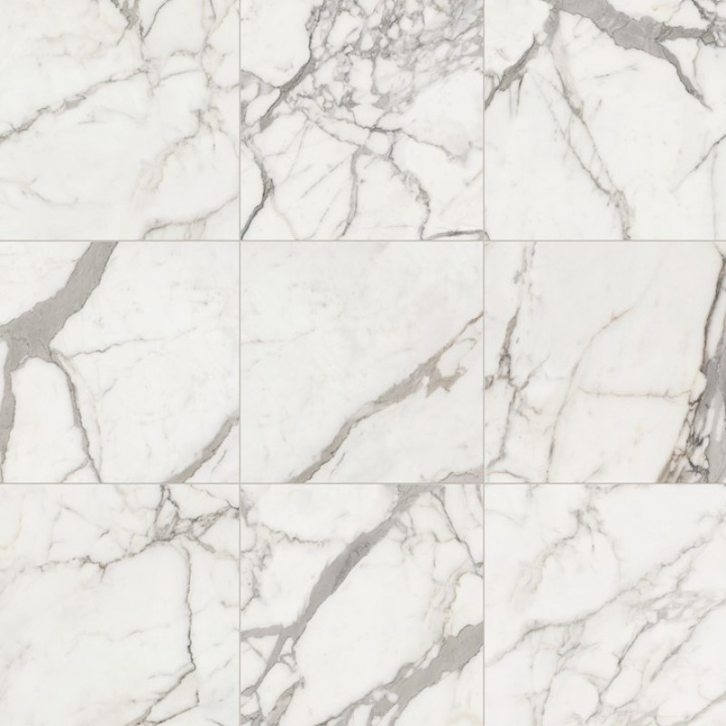 Klinker Ceramiche Keope Elements Lux Calacatta Hvit 15x15 cm