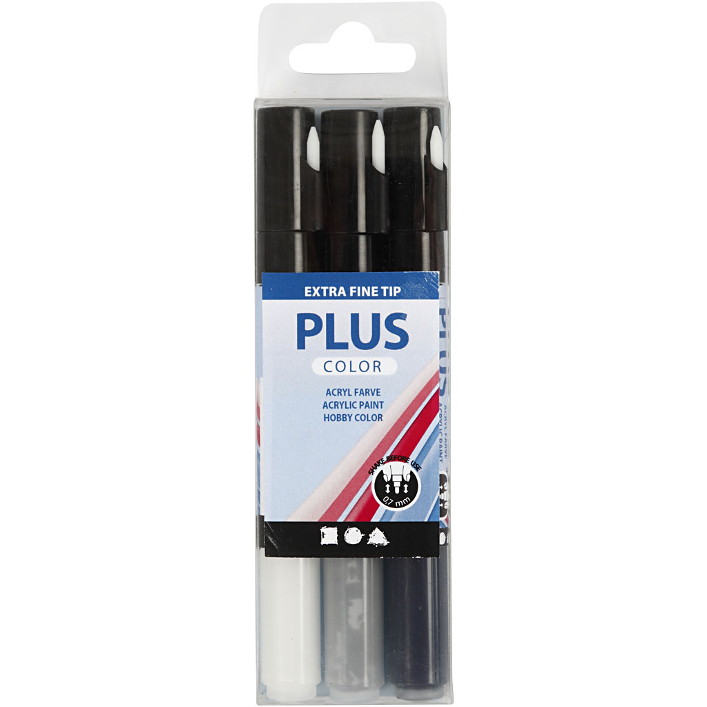 Tusj Creativ Company Plus Color Ass Farger 14,5 cm Strek 07 mm