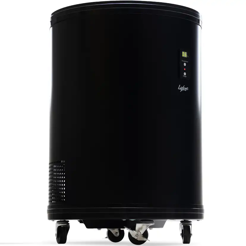 Party-cooler- 30L Svart med display & hjul Sort