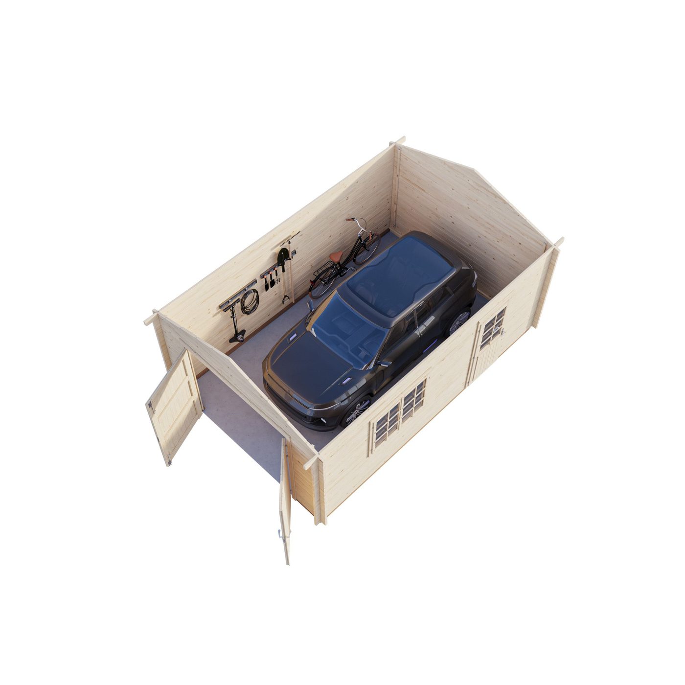 Garasjebod Palmako Roger 19 m2 med Dobbel Treport