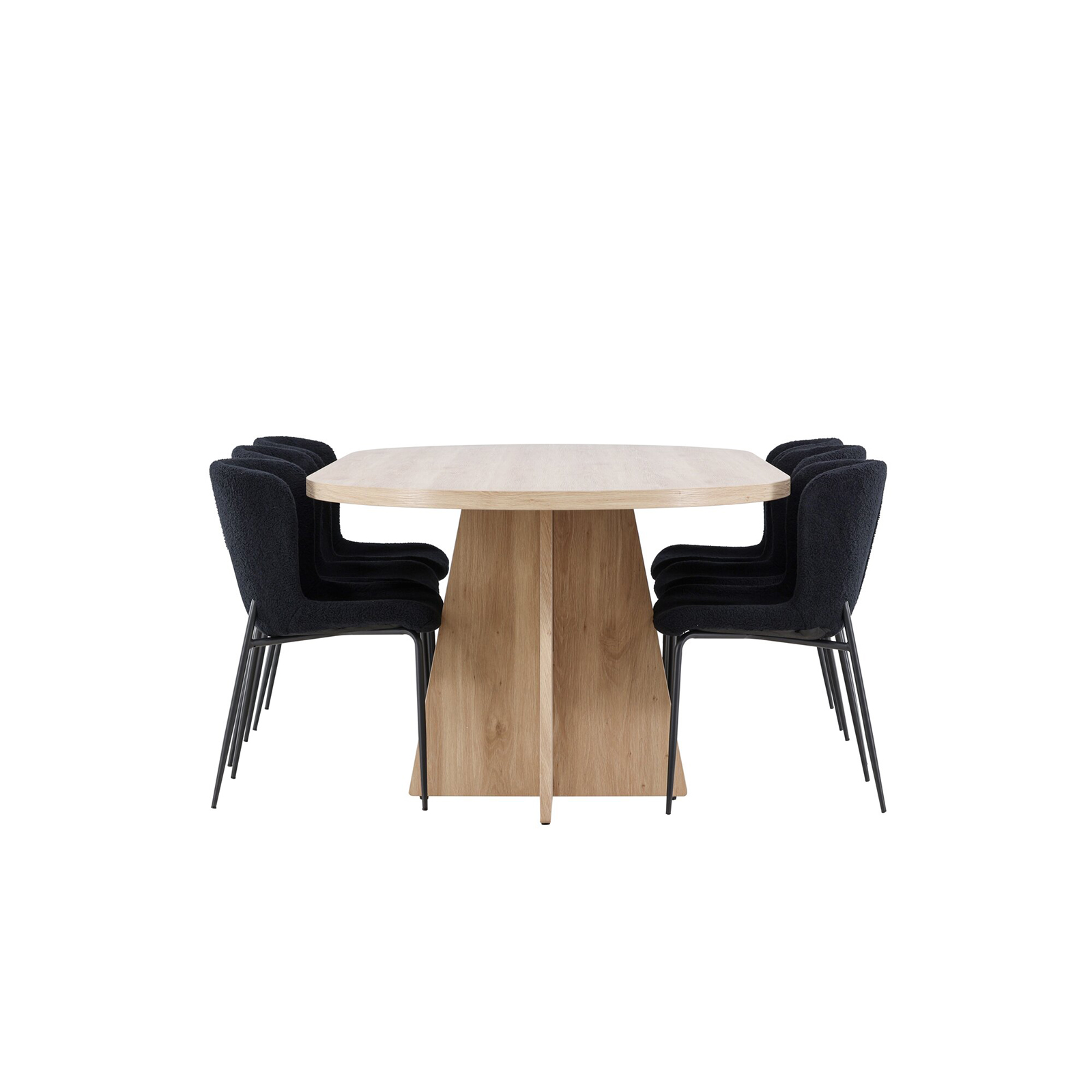 Spisegruppe Venture Home Bootcut 230 med 6 stk Modesto Stoler