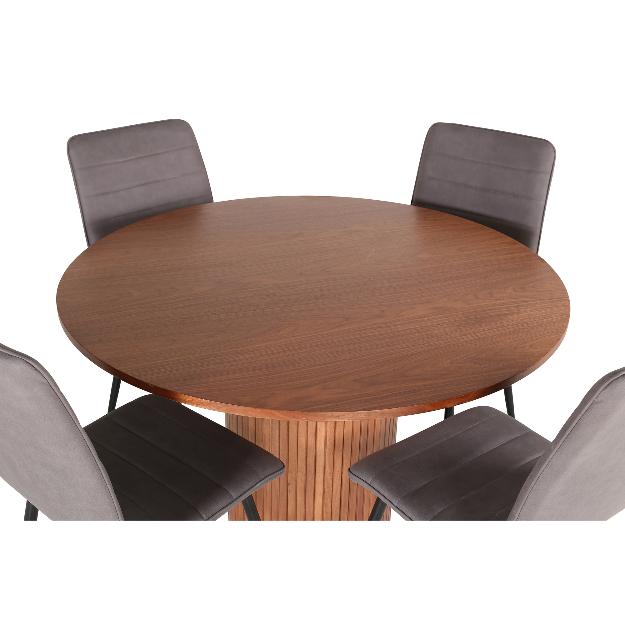 Spisegruppe Venture Home med Bianca Spisebord og 4 Walerina Spisestoler