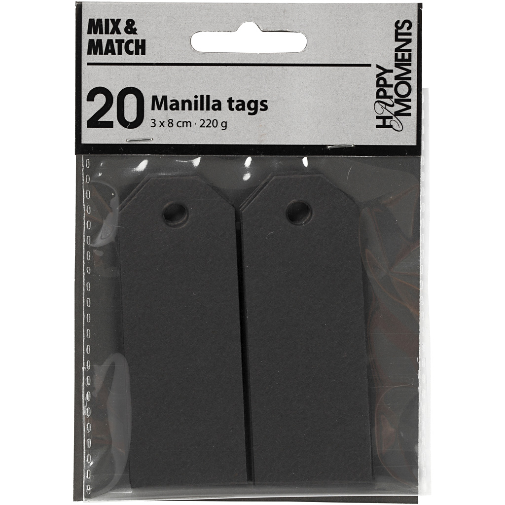 Manillamerker Creativ Company Str 3x8 cm 220 g 20 St/1 Pk