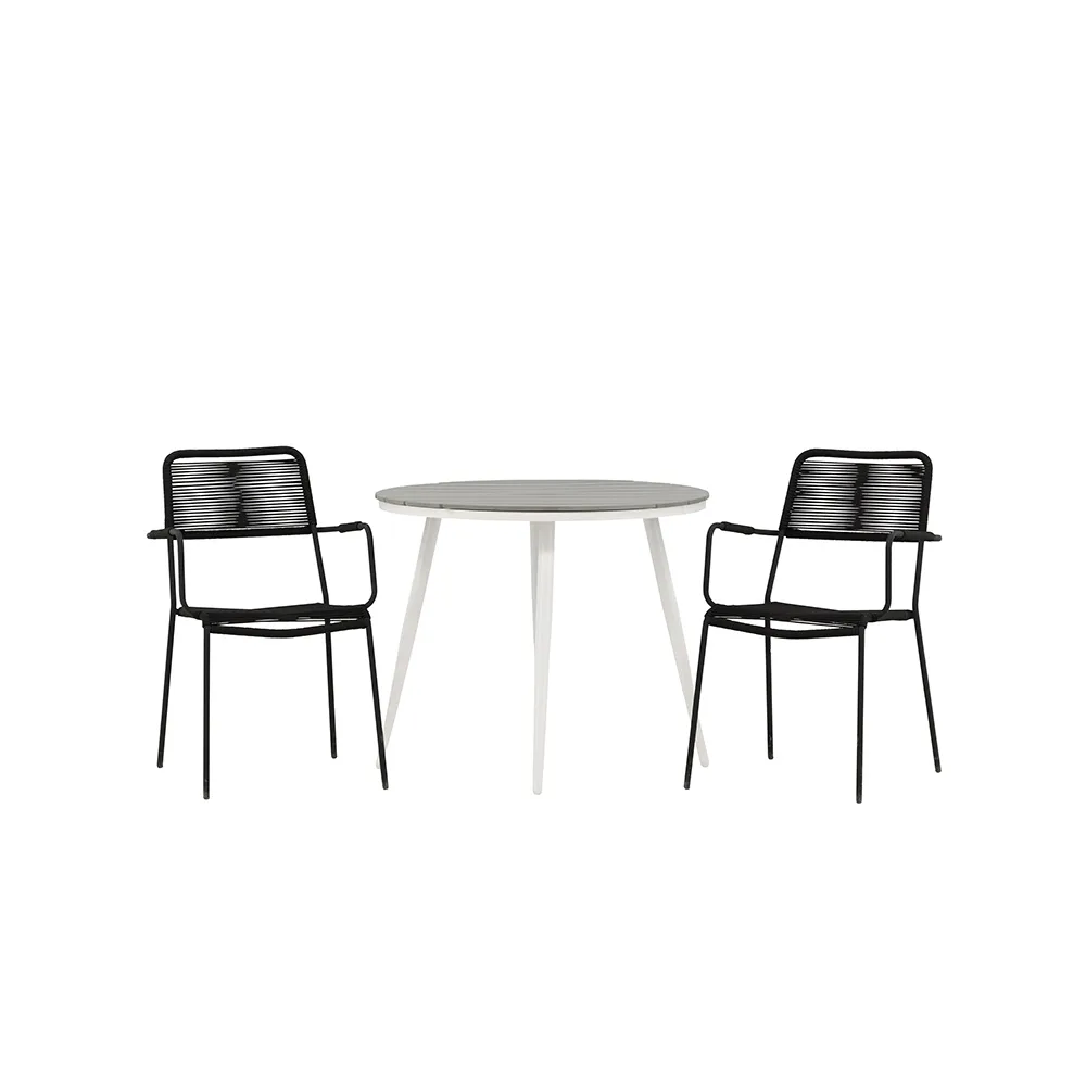 Spisegruppe Venture Home Break med 2 Lindos Stoler