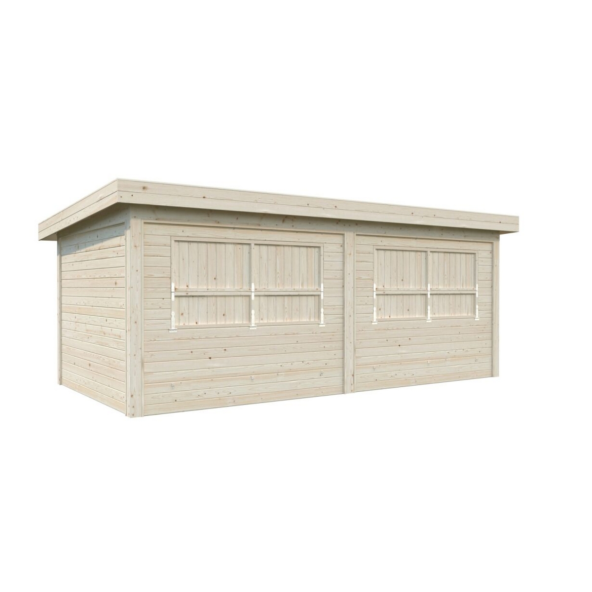 Lenna kiosk 16,6 m2 Set 311 Ubehandlet Tre