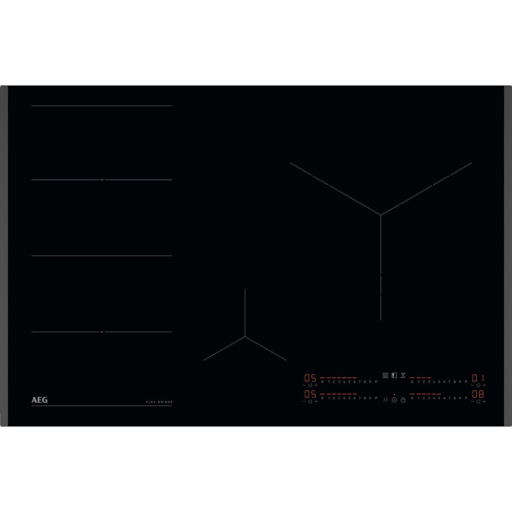 Induksjonstopp AEG TI84IS00FB FlexiBridge 6000 - Sort med Hob2Hood og PowerBoost