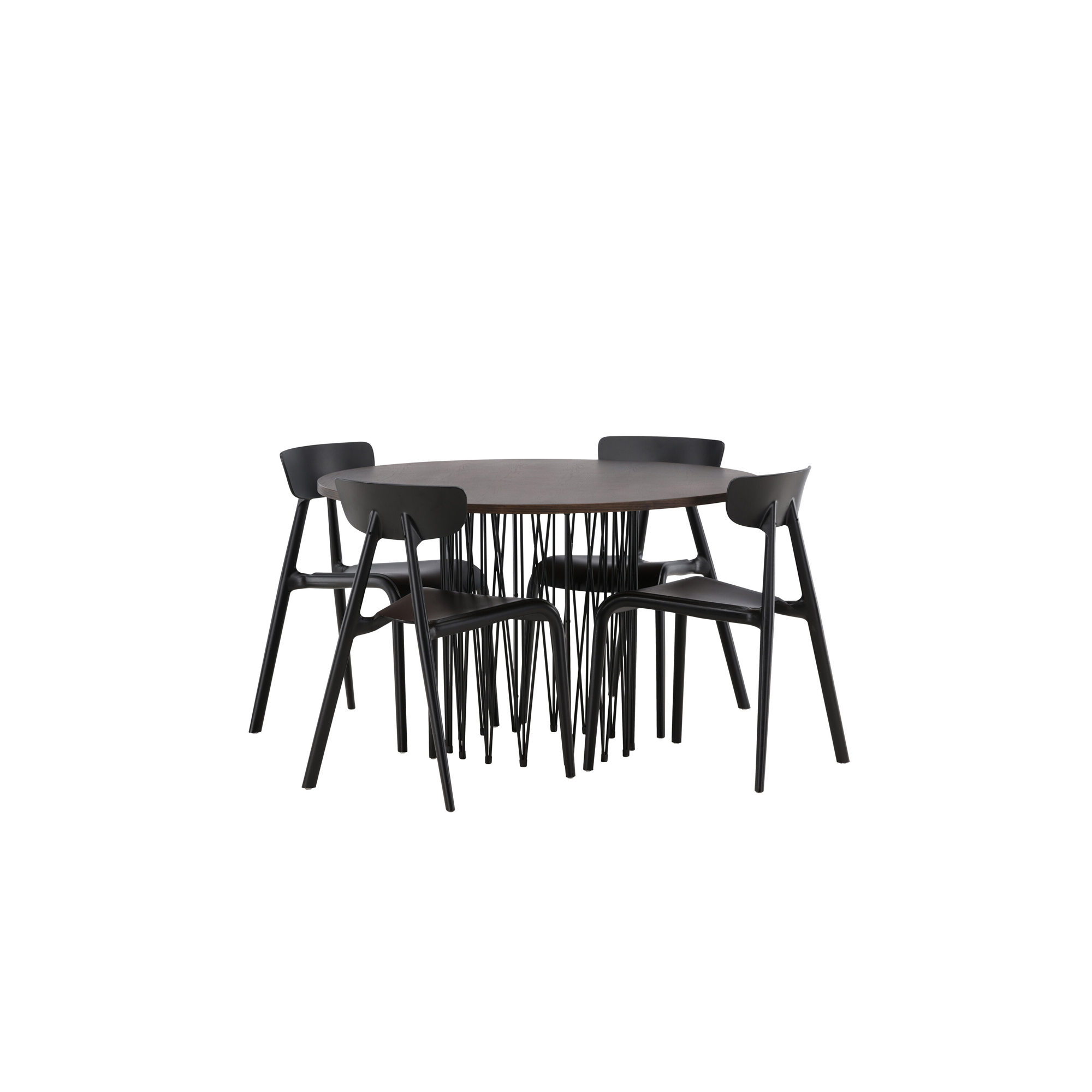 Spisegruppe furniture/fashion Stone med 4 Ursholmen Stoler