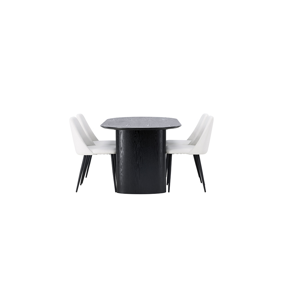 Spisegruppe Venture Home Isolde med 4 stk Night Stoler