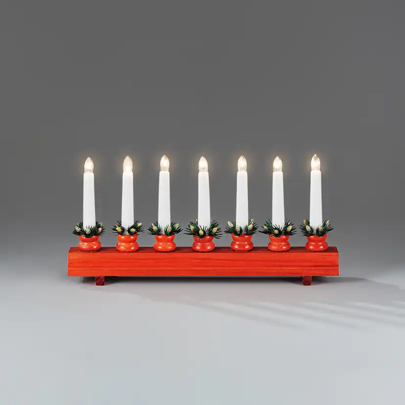 Adventstake Gnosjö Konstsmide 7L Flat med Mansjetter