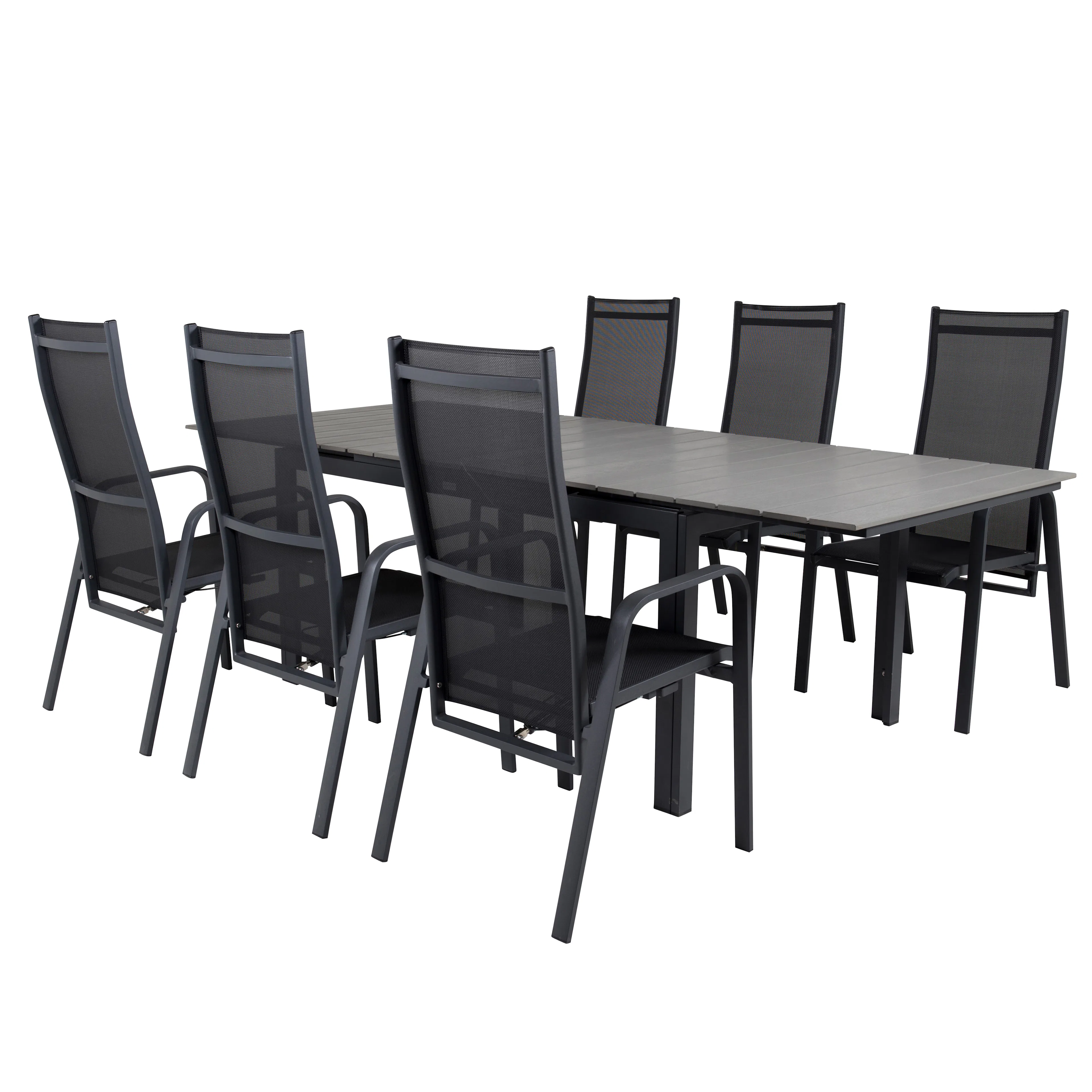 Spisegruppe Venture Home Lova 160/240 med 6 Copacabana Stoler