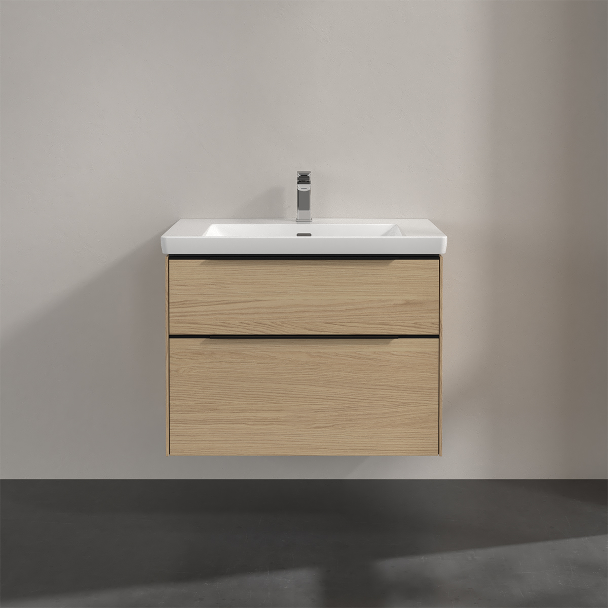 Tvättställsskåp Villeroy & Boch Subway 3.0 med 2 Lådor