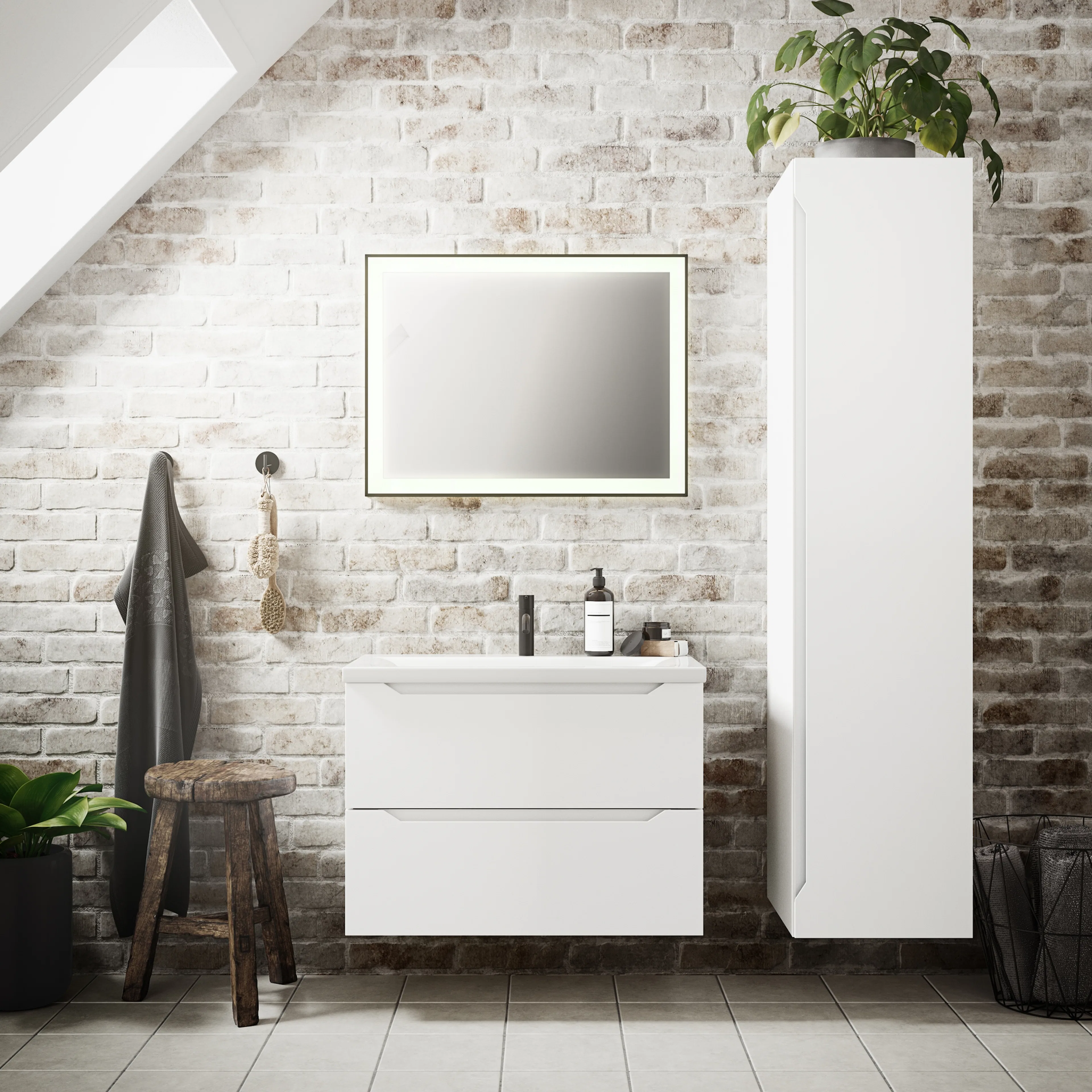 Servantskap Linn Bad Emma Smal 80 cm