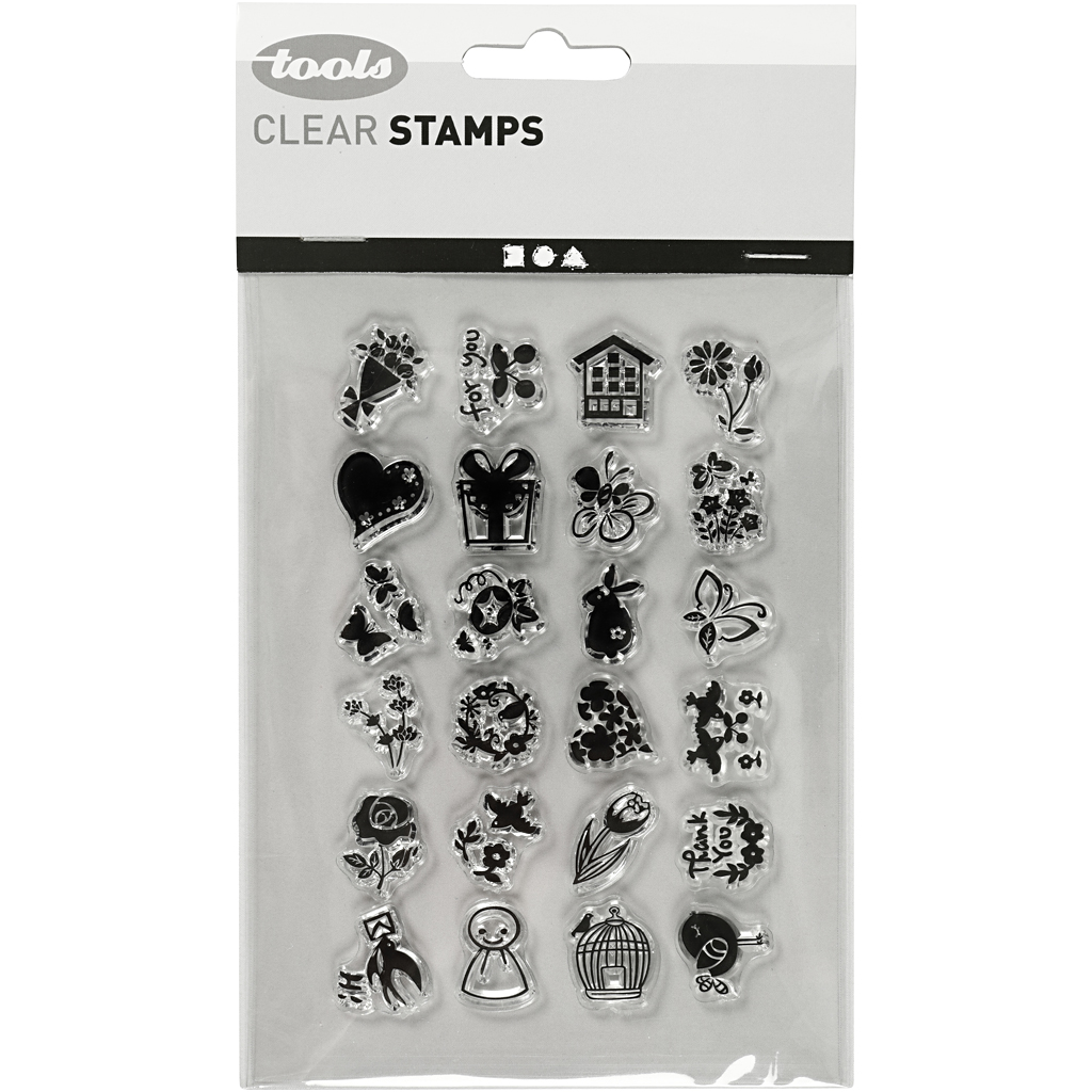 Silikonstempel Creativ Company Små Søte Hilsninger