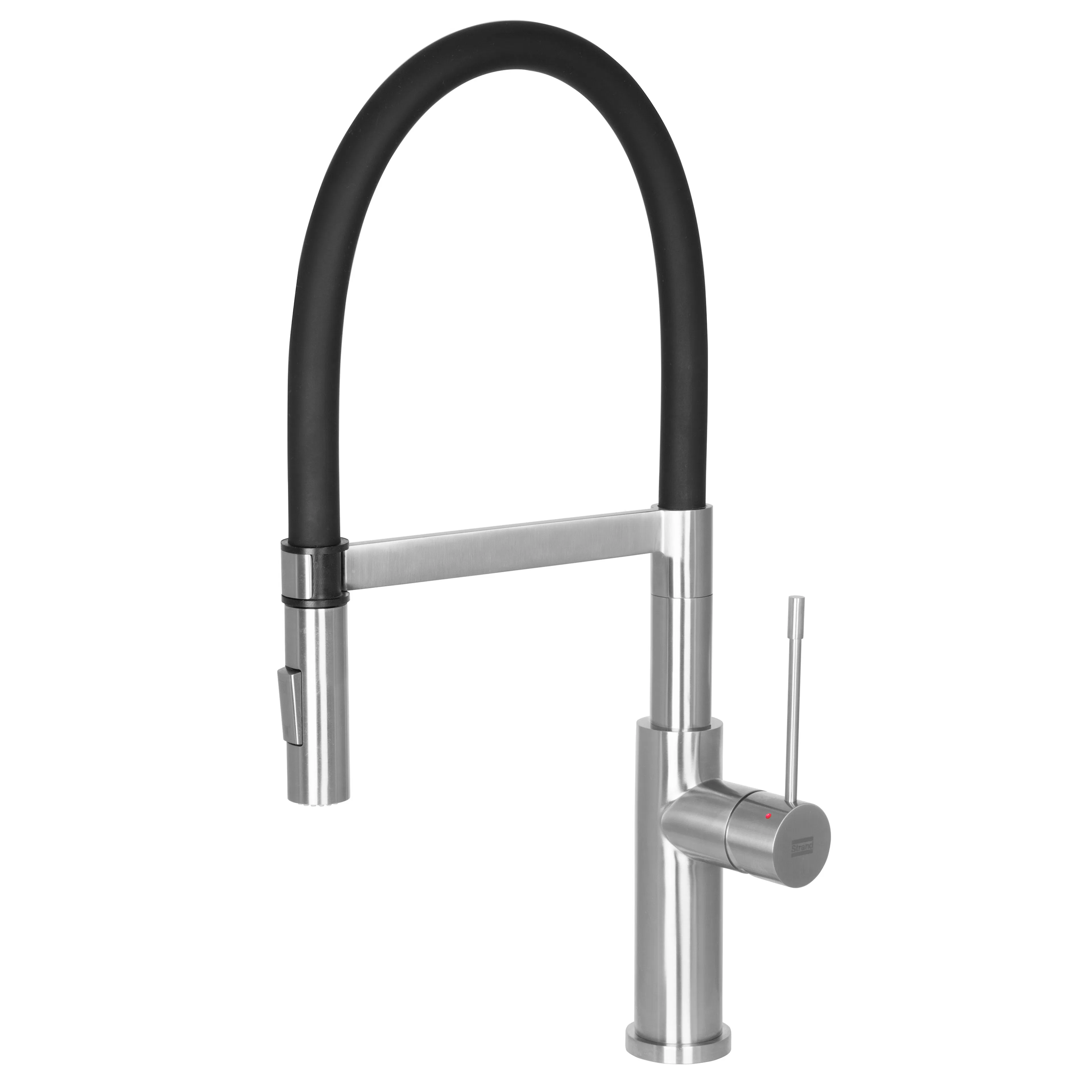 Kjøkkenbatteri Strand Stainless Orust Rustfri/Sort