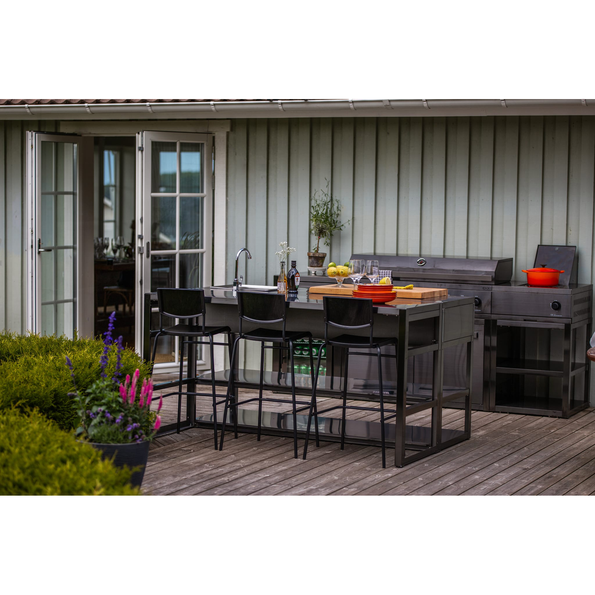 Gassgrill Myoutdoorkitchen Nordic Line Integrerbar 2 Brennere