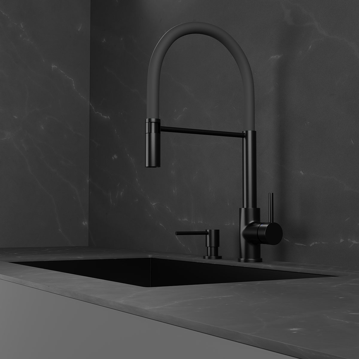 Köksblandare Scandtap Steel Pro Rostfritt Stål