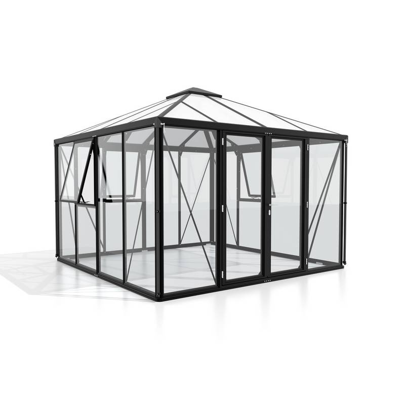 Drivhus Vitavia Fortuna 10,2 kvm Sort